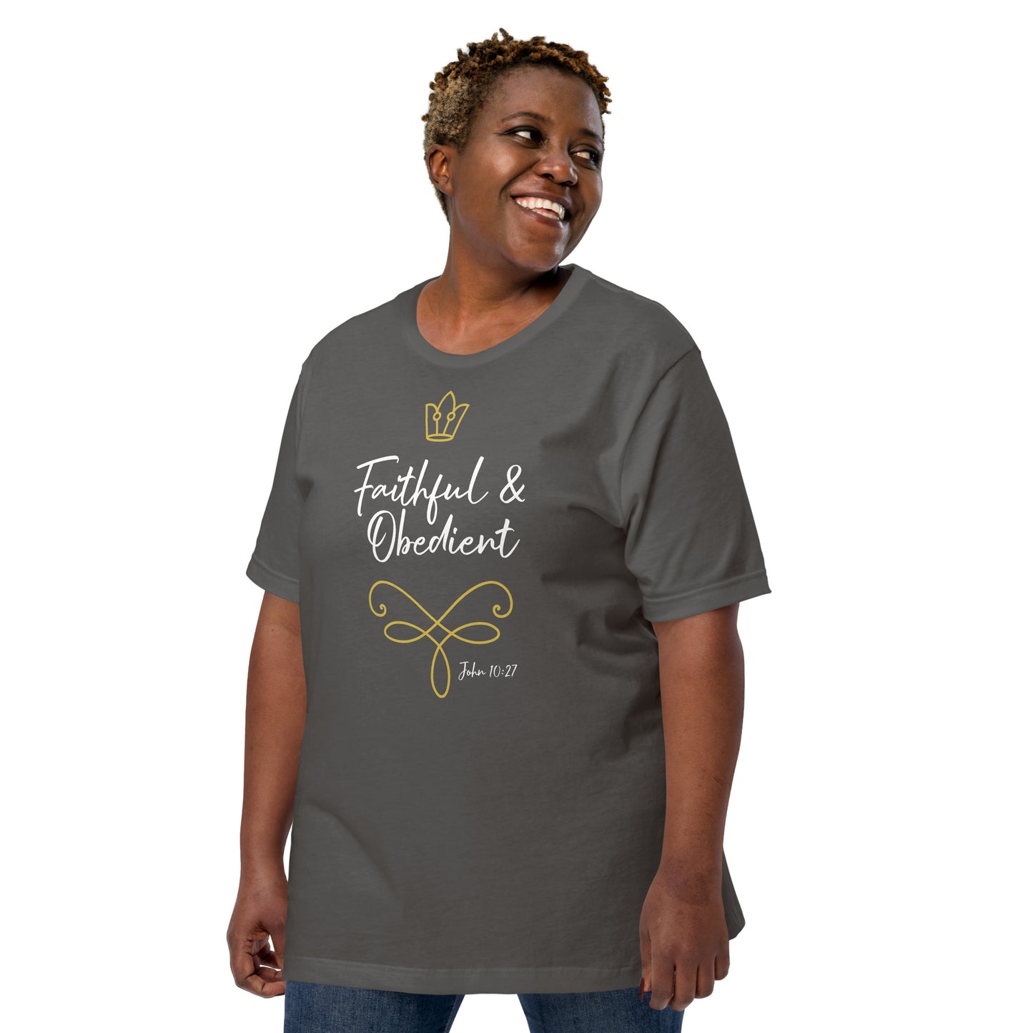 Faithful & Obedient John 10:27 Unisex t-shirt
