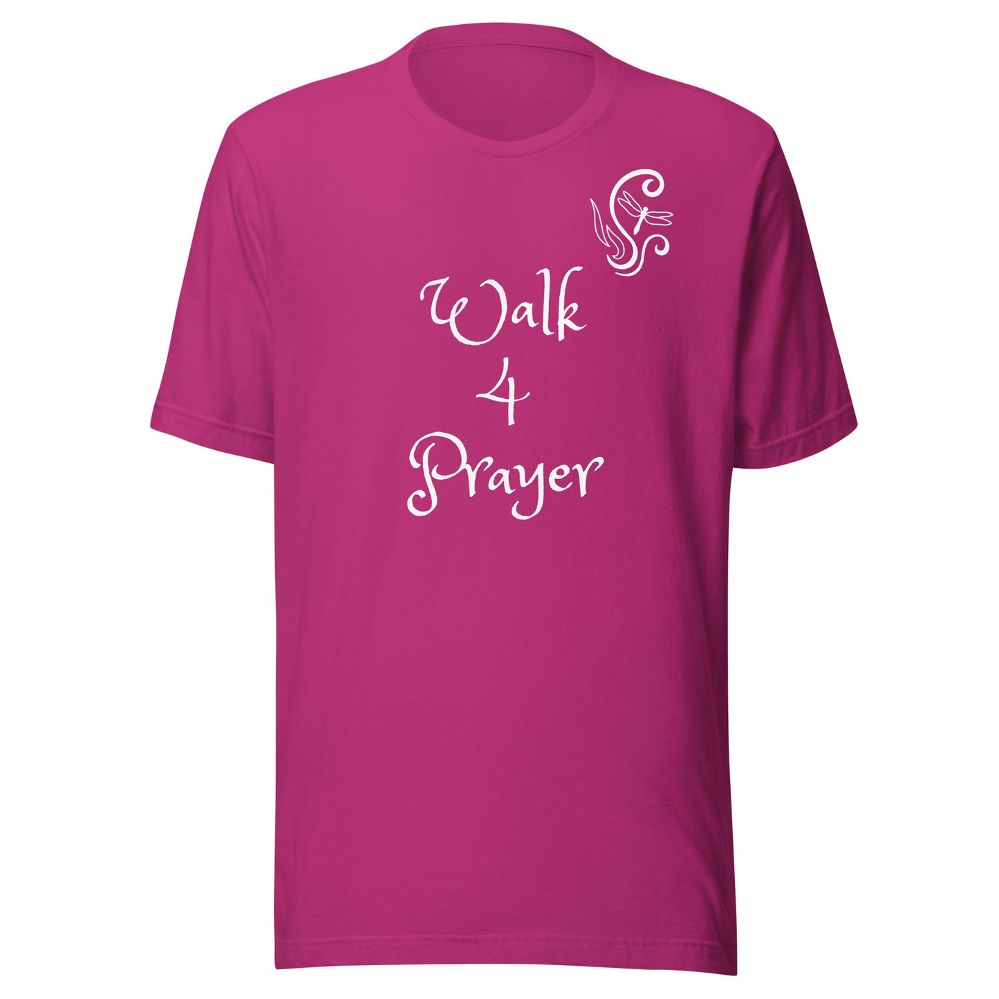 Walk 4 Prayer Scroll Dragonfly Unisex t-shirt