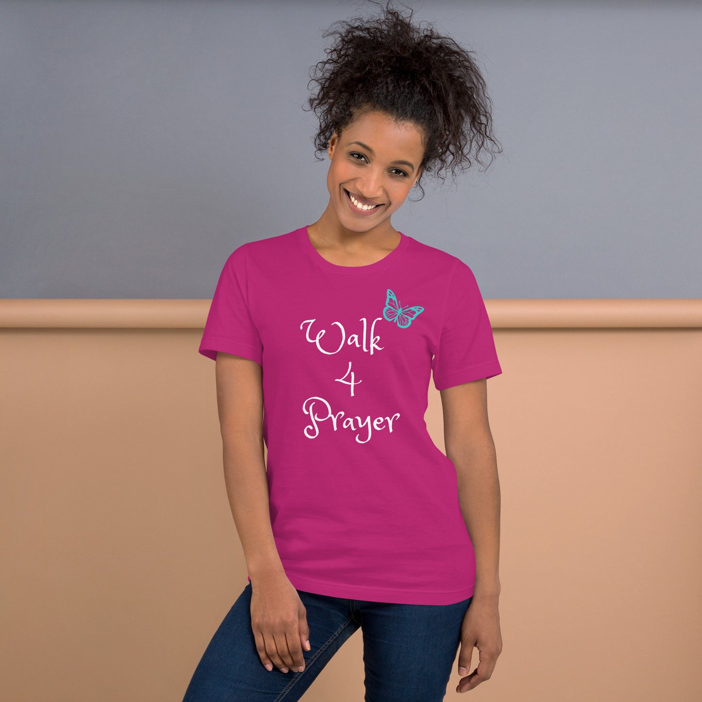 Walk 4 Prayer Butterfly Unisex t-shirt