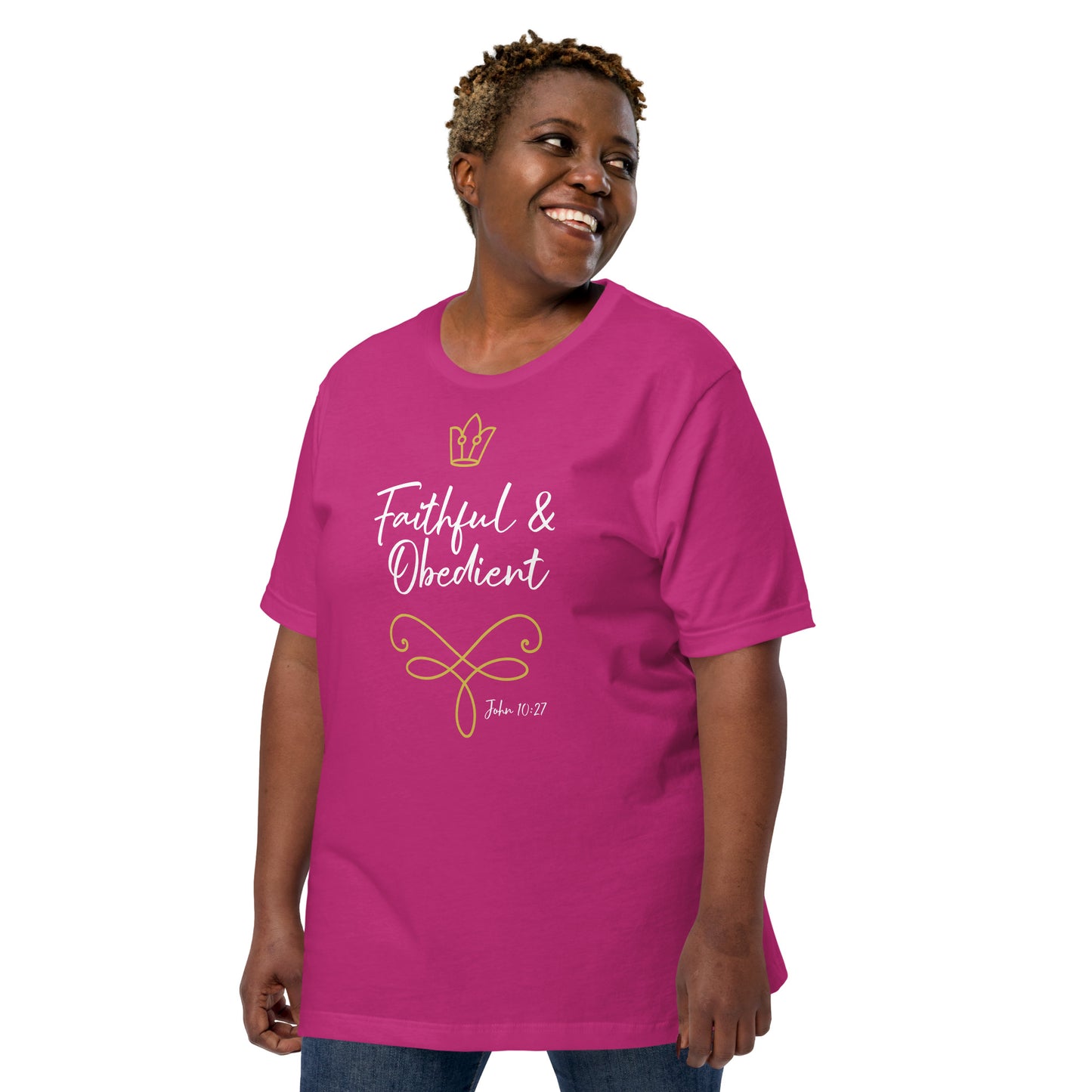 Faithful & Obedient John 10:27 Unisex t-shirt