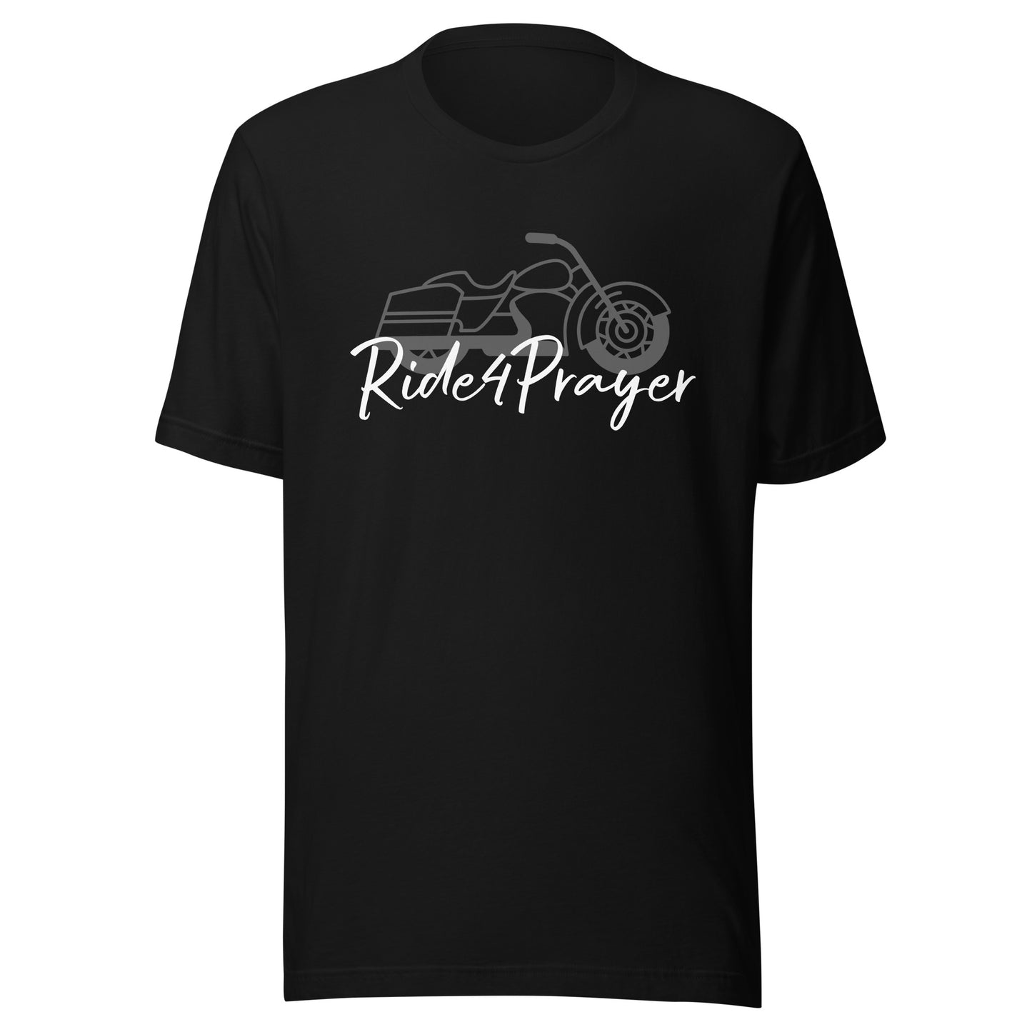 Ride4Prayer Motorcycle Unisex t-shirt