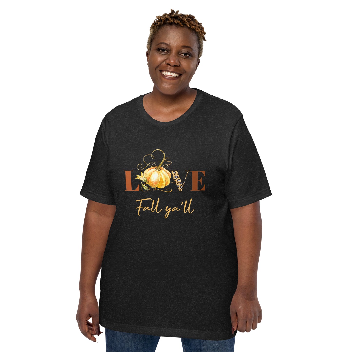 Love Fall Ya'll Pumpkin Unisex t-shirt