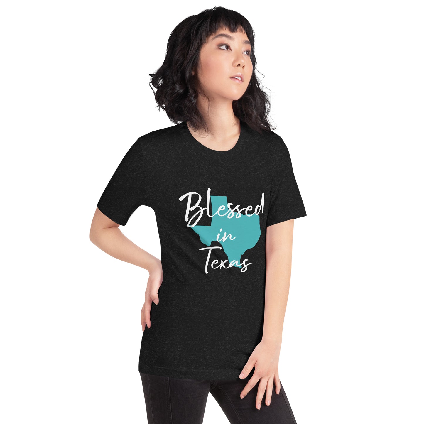Blessed in Texas Blue Unisex t-shirt
