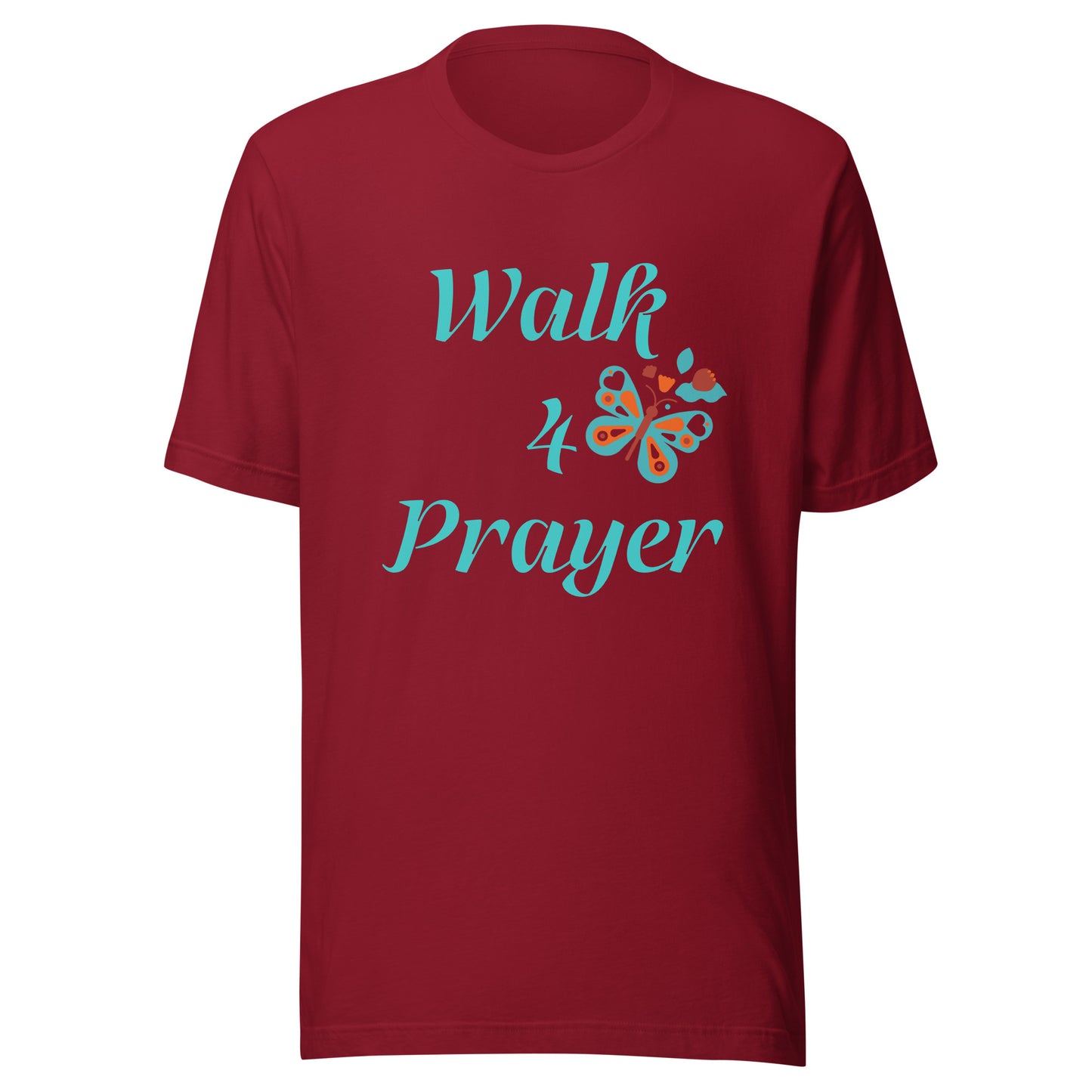 Walk 4 Prayer Butterfly Unisex t-shirt