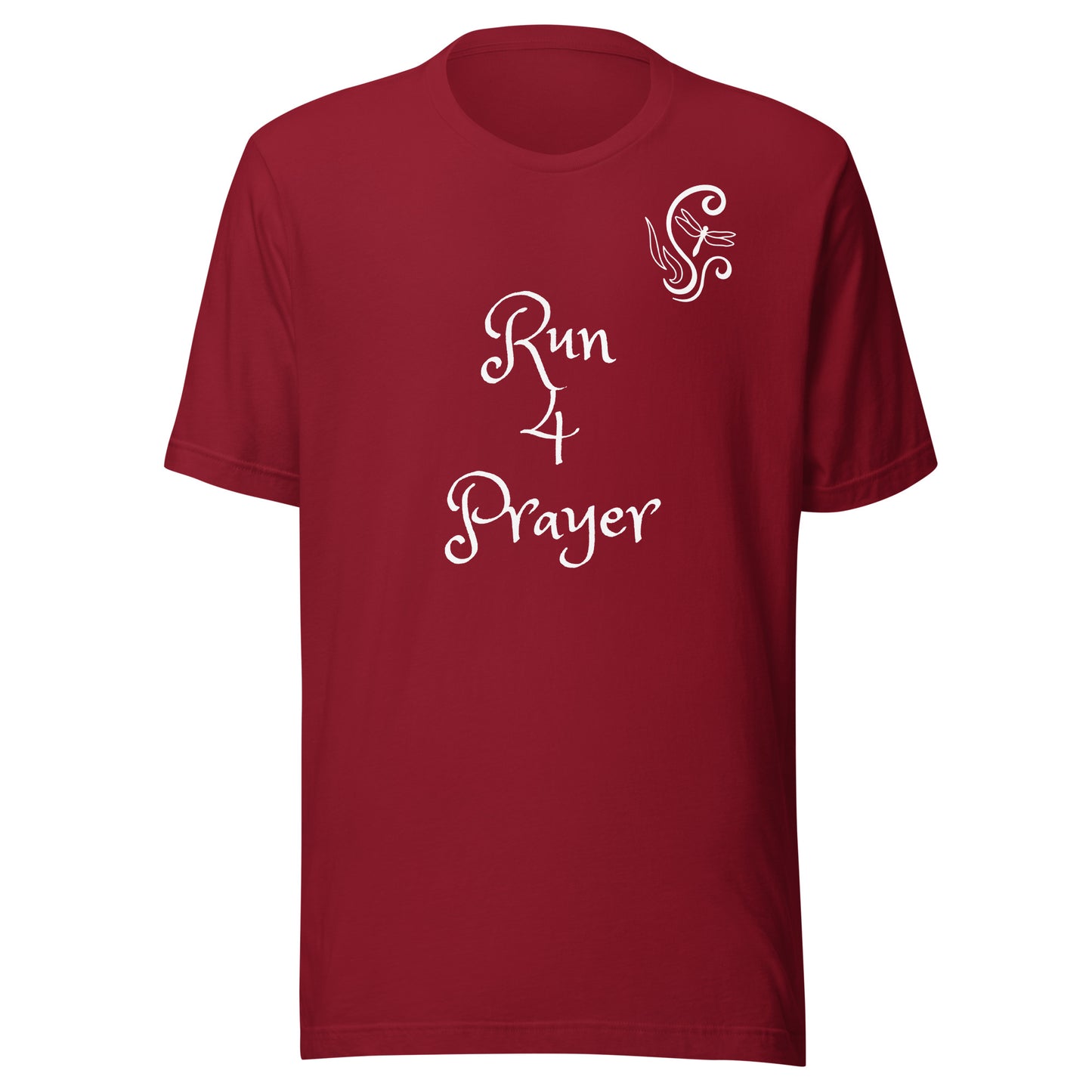 Run 4 Prayer Scroll Dragonfly Unisex t-shirt
