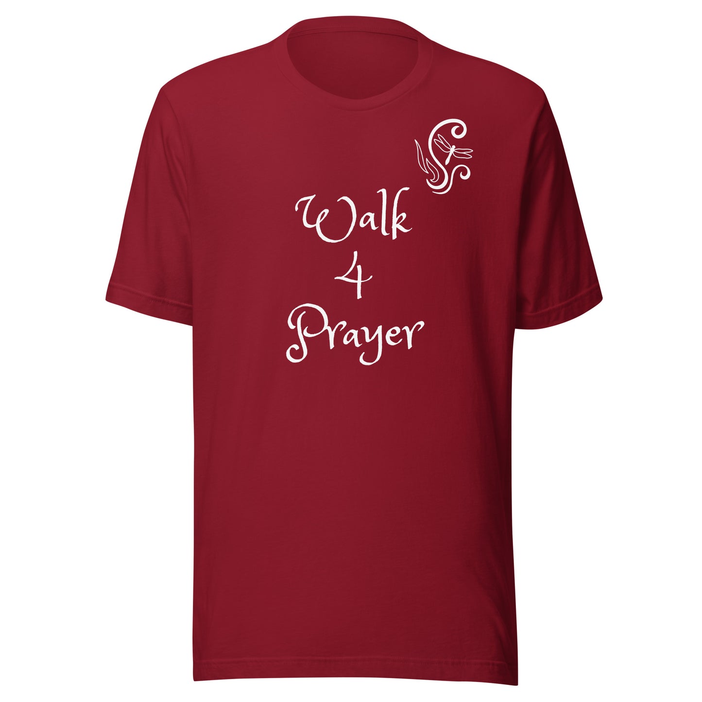 Walk 4 Prayer Scroll Dragonfly Unisex t-shirt