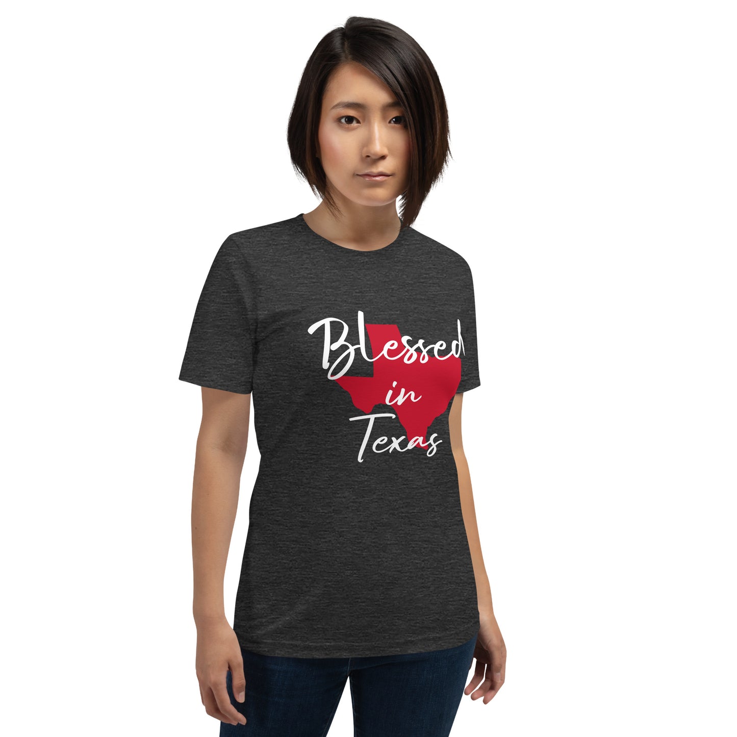 Blessed in Texas Red Unisex t-shirt