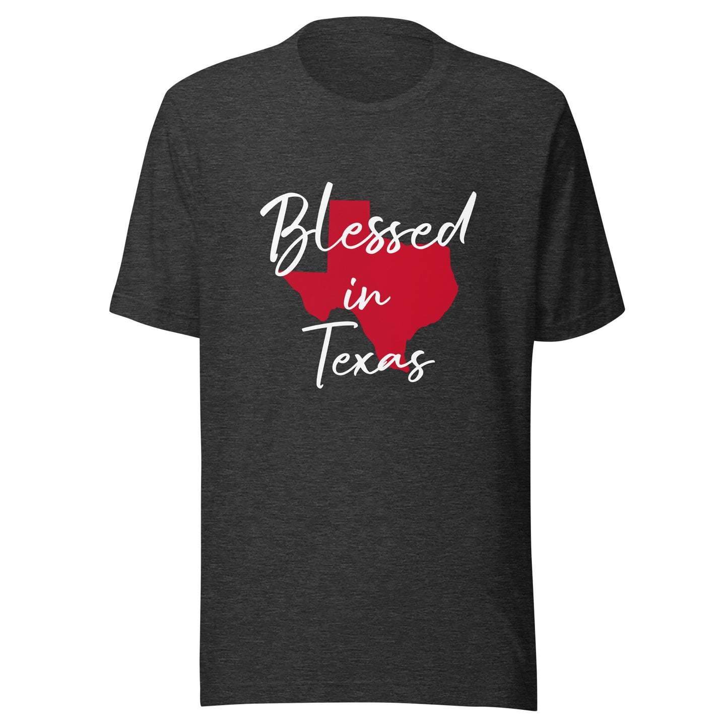 Blessed in Texas Red Unisex t-shirt