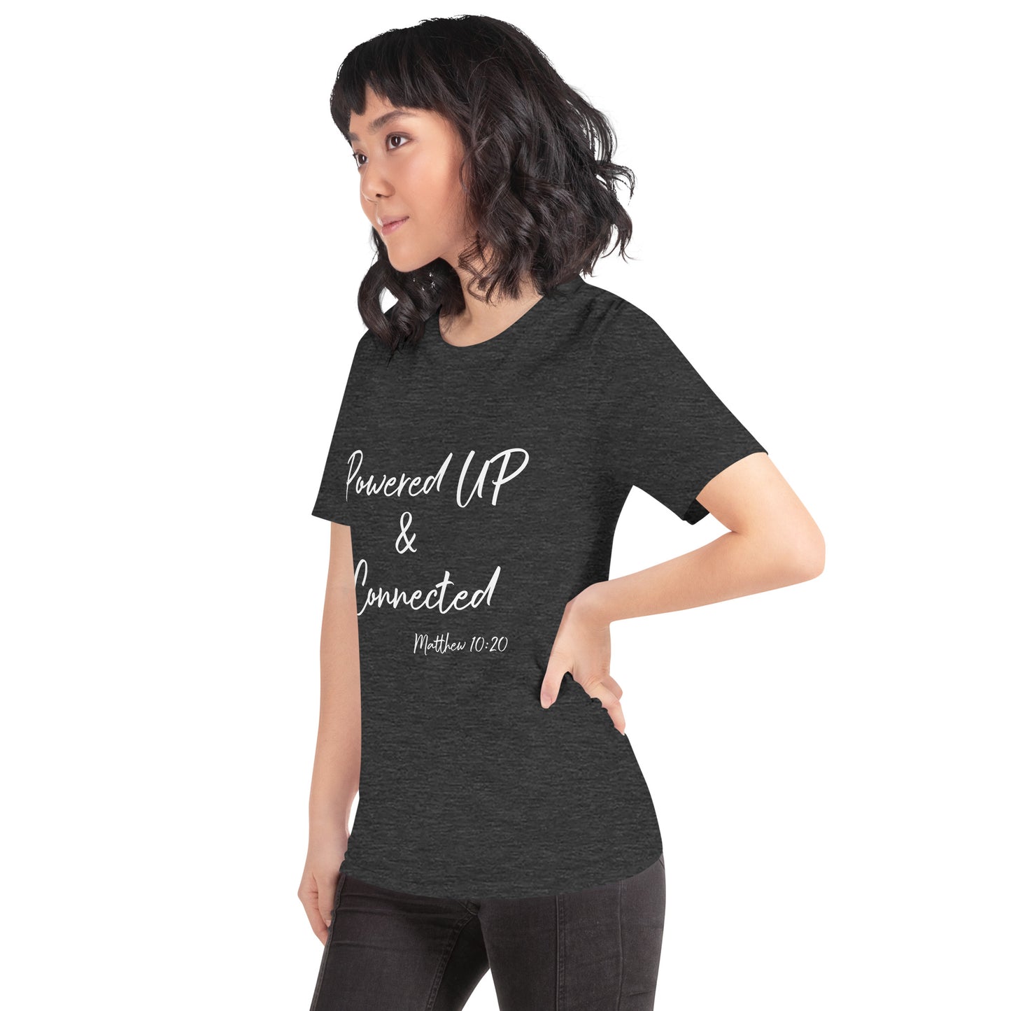 Powered UP & Connected Unisex t-shirt