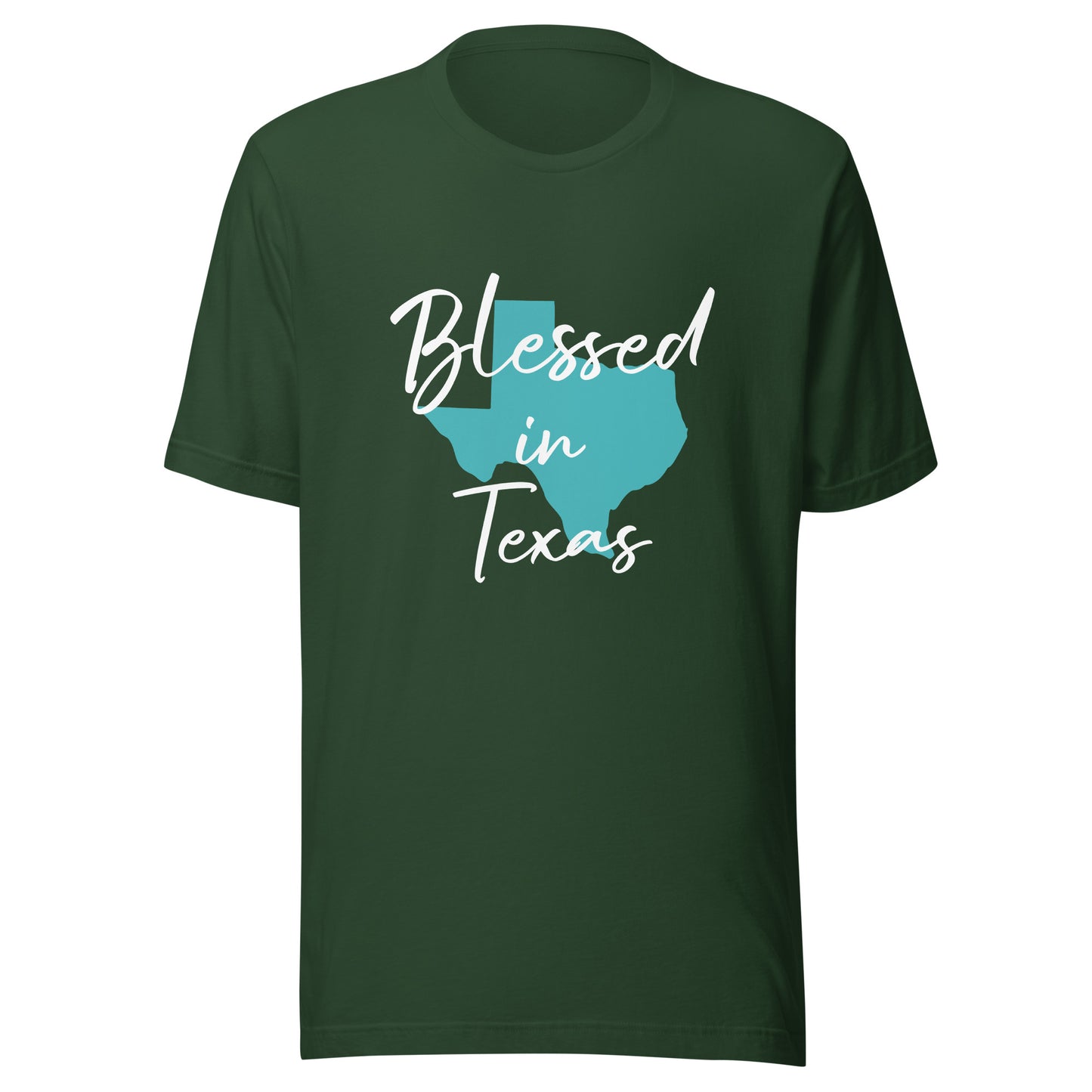 Blessed in Texas Blue Unisex t-shirt