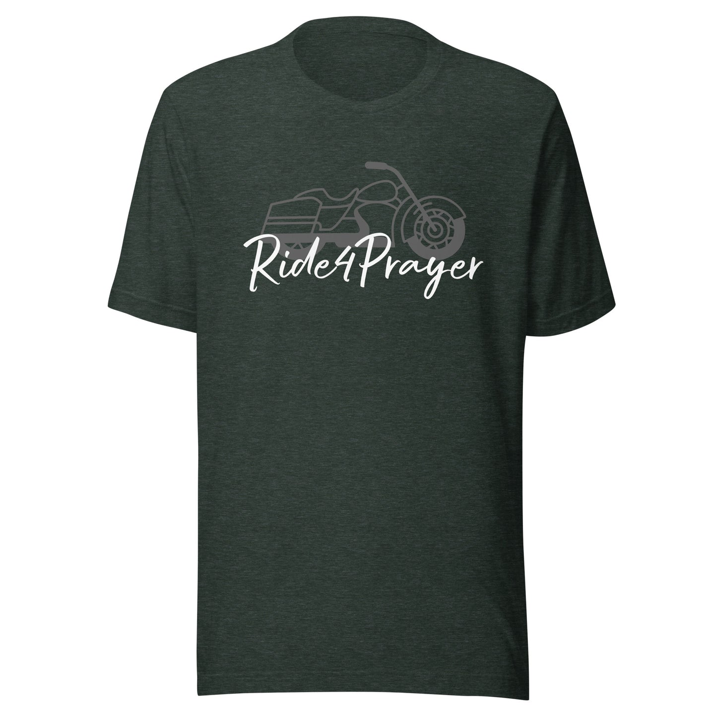 Ride4Prayer Motorcycle Unisex t-shirt