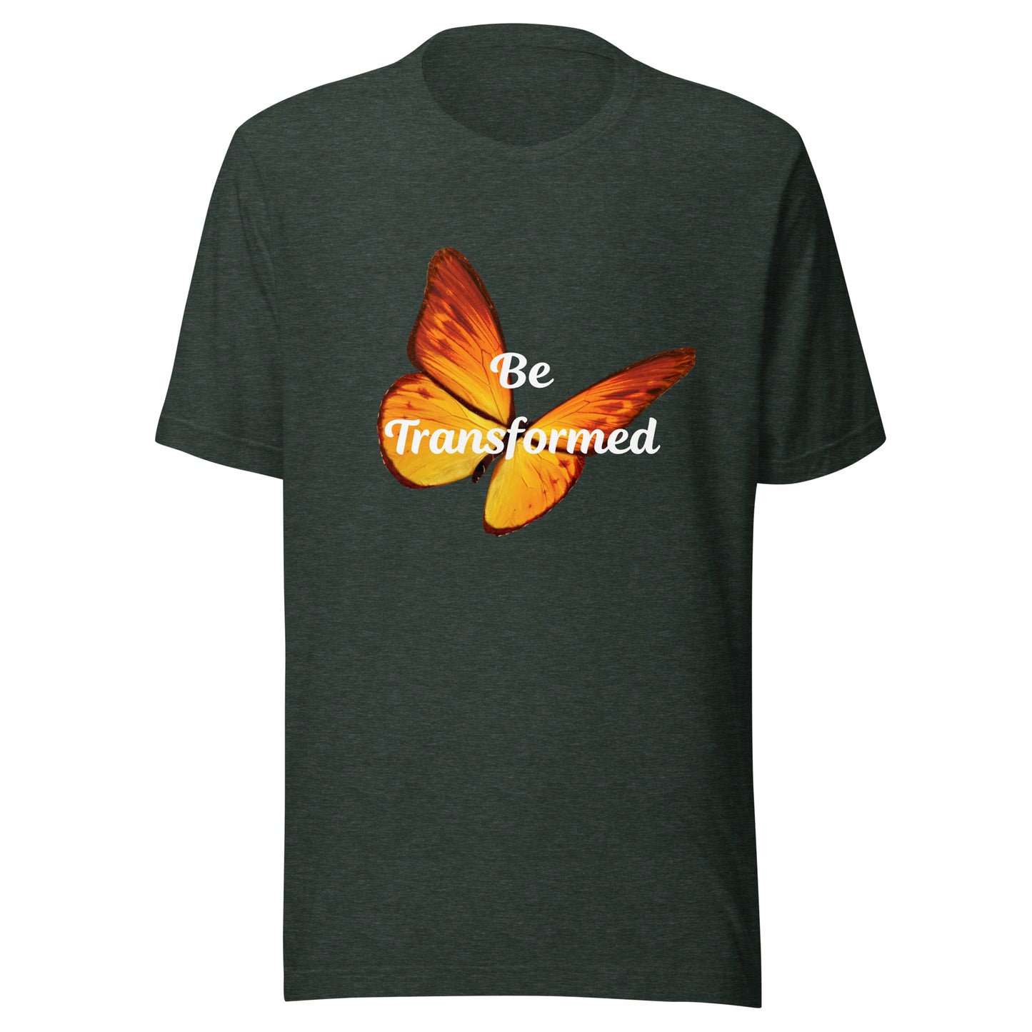 Be Transformed Orange Butterfly Unisex t-shirt