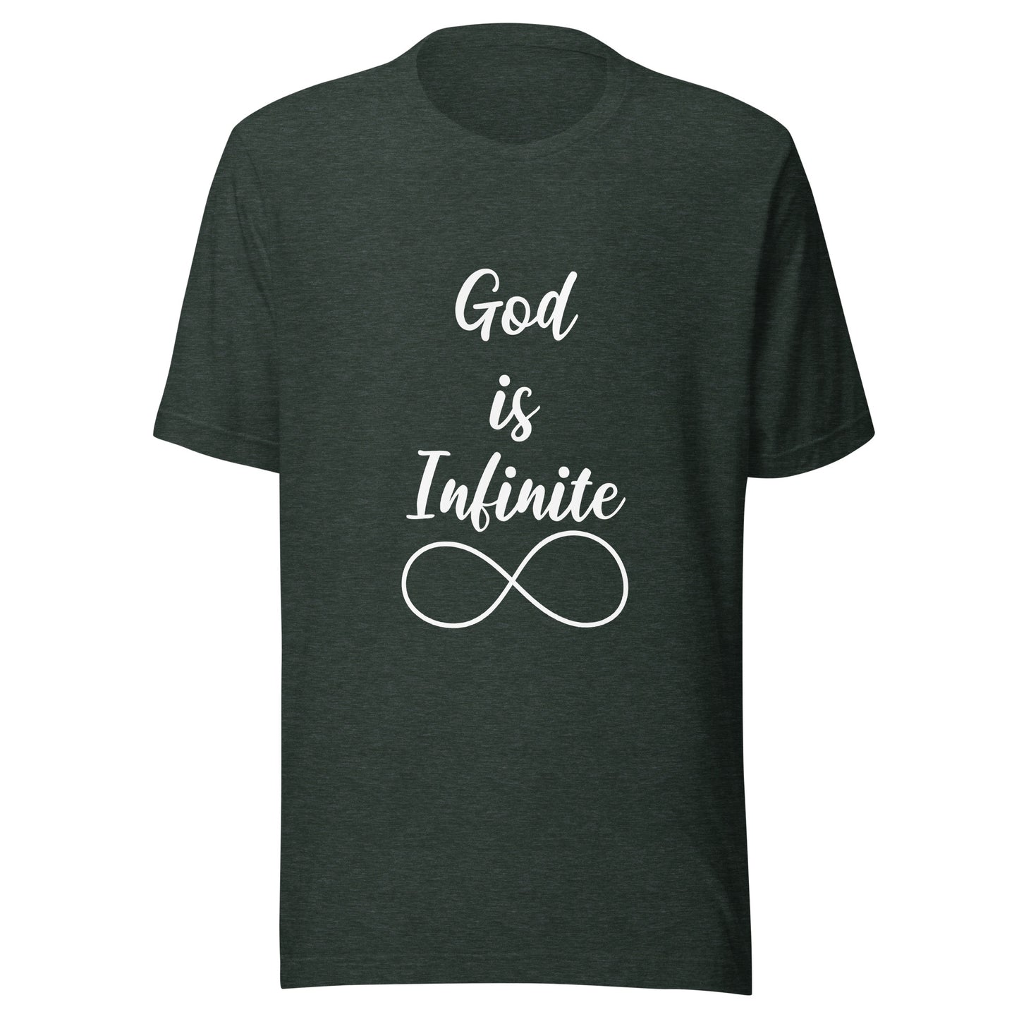 God is Infinite Unisex t-shirt
