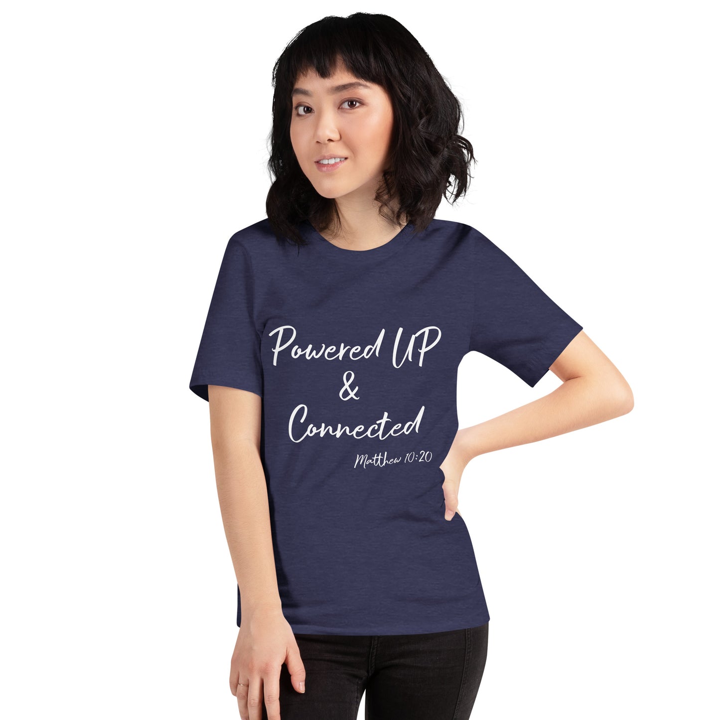 Powered UP & Connected Unisex t-shirt