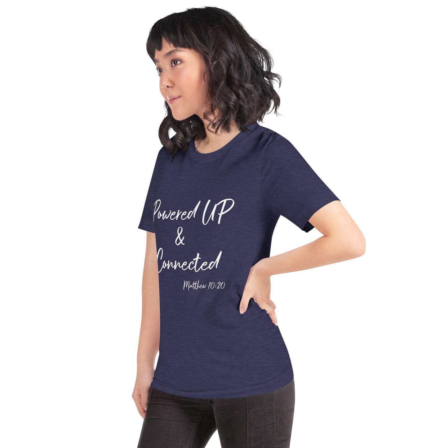 Powered UP & Connected Unisex t-shirt