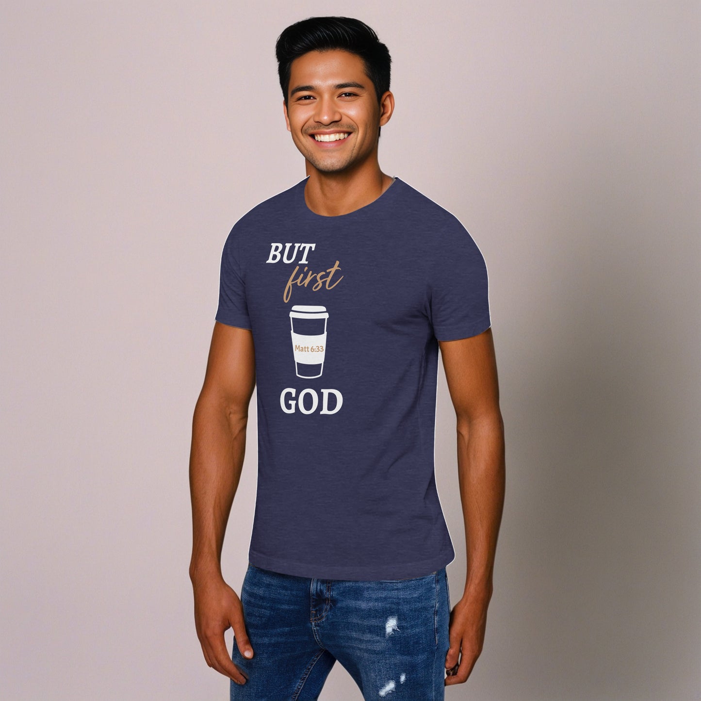 BUT First God Coffee Cup (Matt 6:33) Unisex T-Shirt