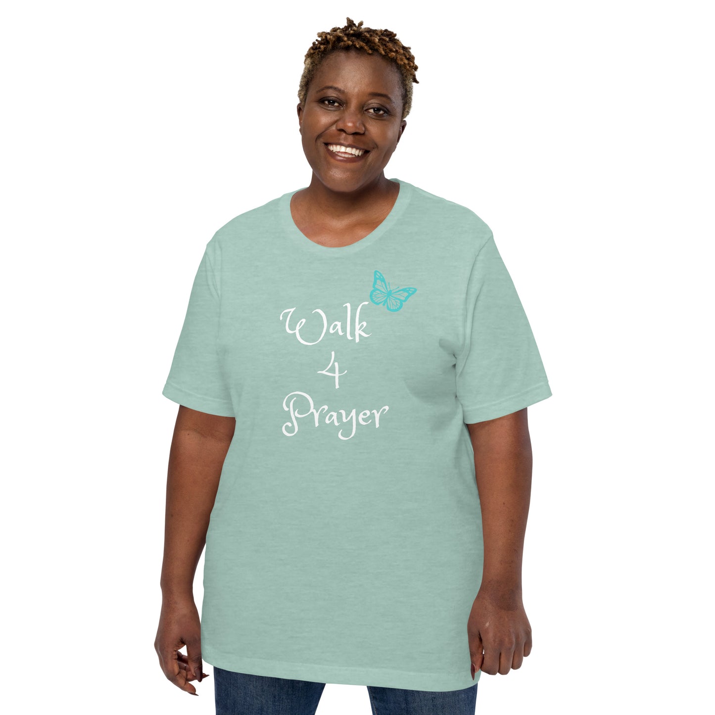 Walk 4 Prayer Butterfly Unisex t-shirt