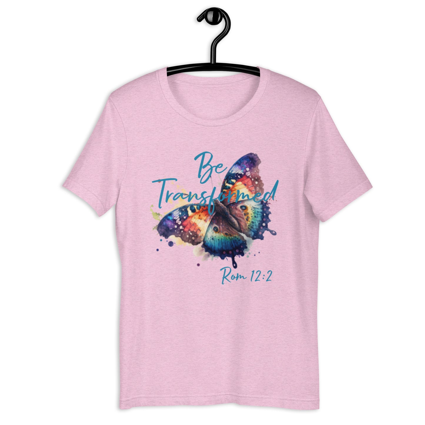 Be Transformed WC Butterfly Rom 12:2 Unisex t-shirt