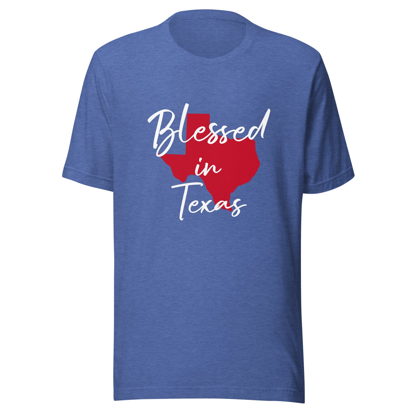Blessed in Texas Red Unisex t-shirt