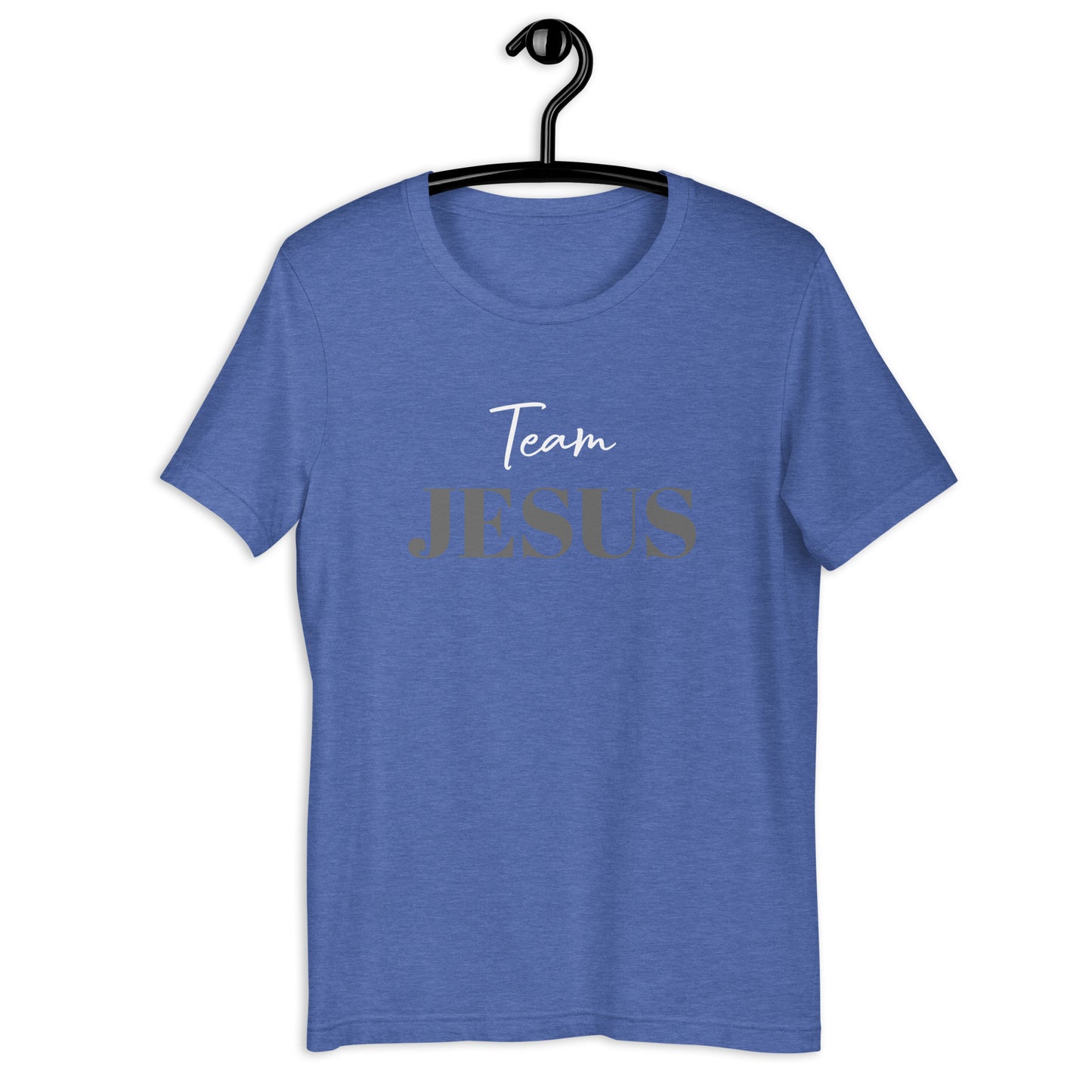 Team JESUS (White/Grey Print) Unisex t-shirt