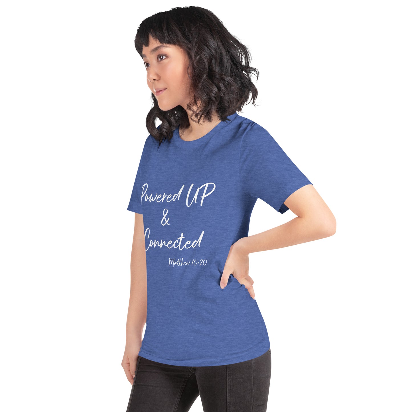 Powered UP & Connected Unisex t-shirt