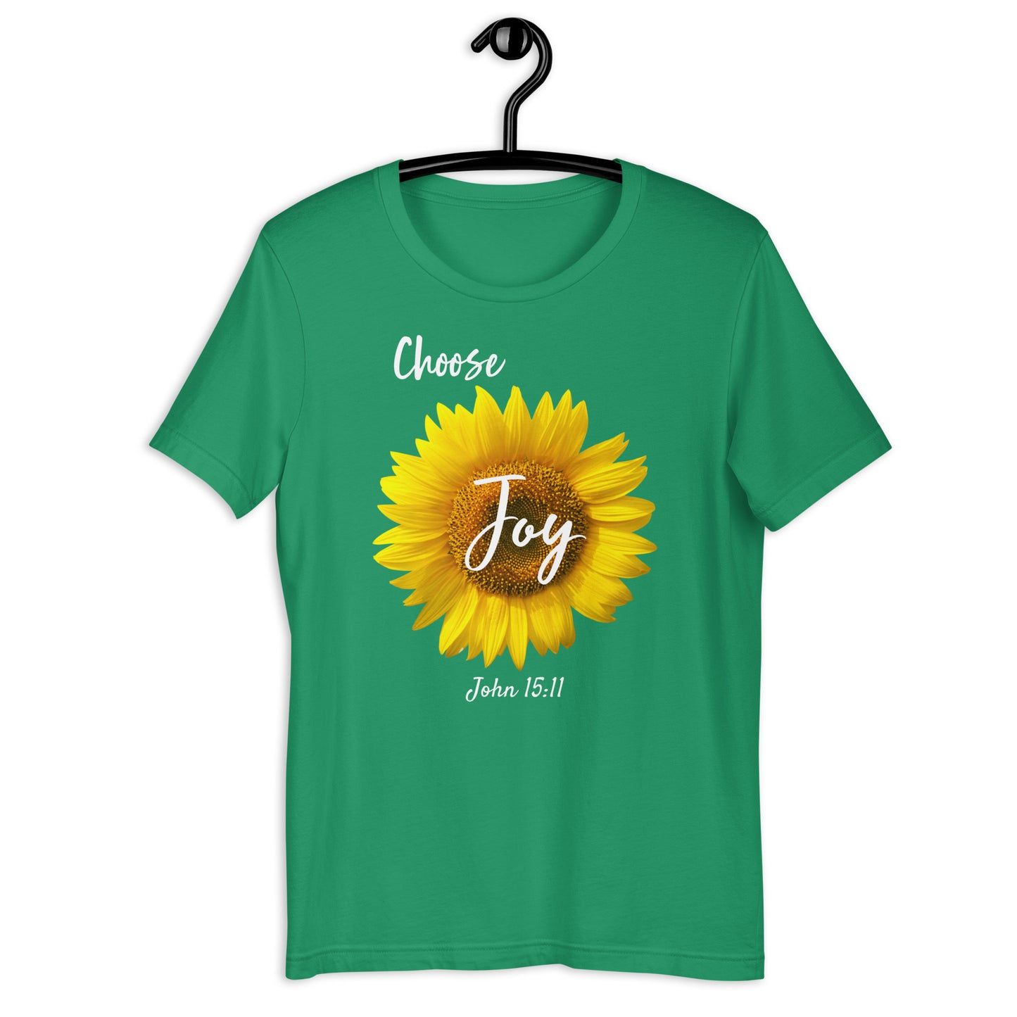 Choose Joy Sunflower JN 15:11 Unisex t-shirt