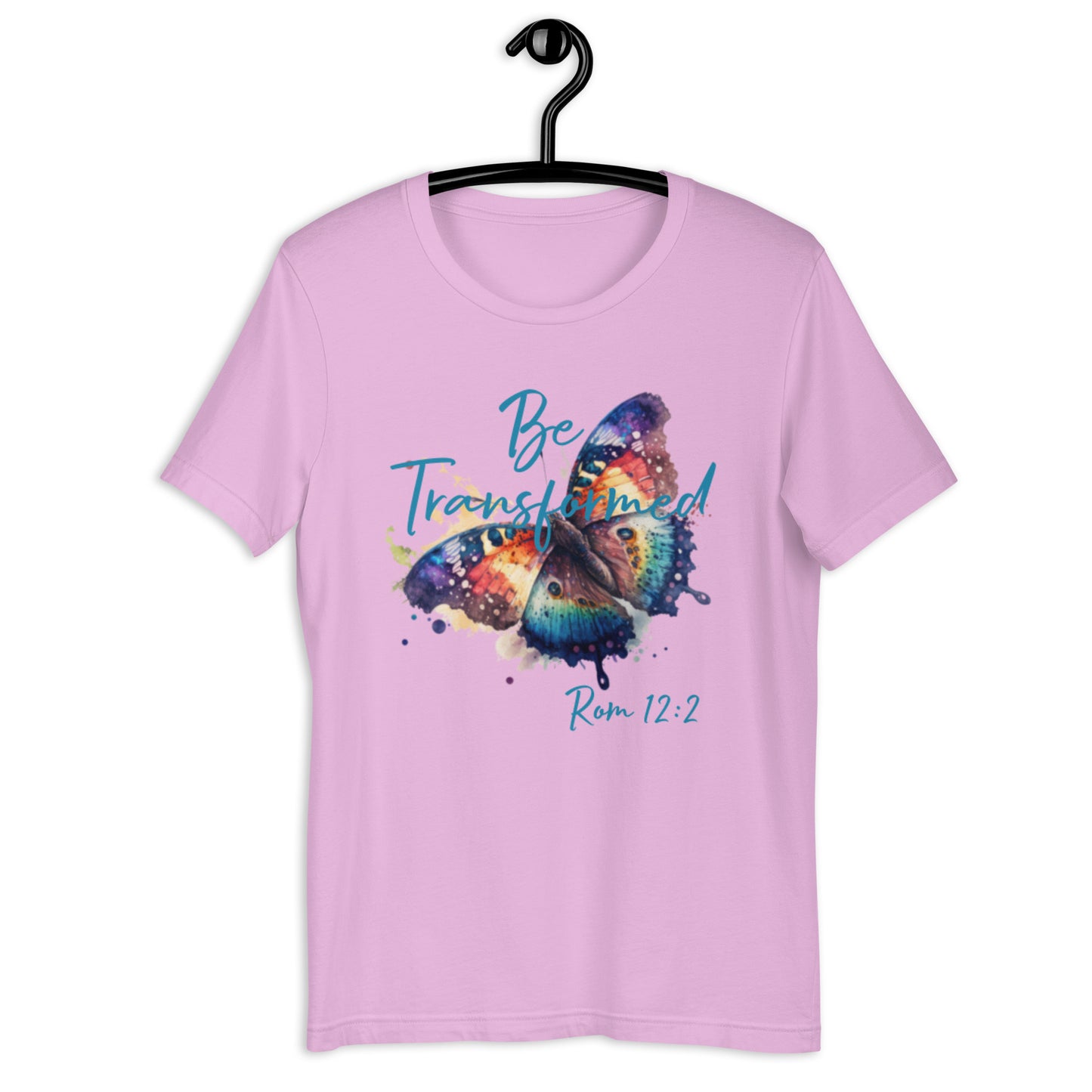 Be Transformed WC Butterfly Rom 12:2 Unisex t-shirt
