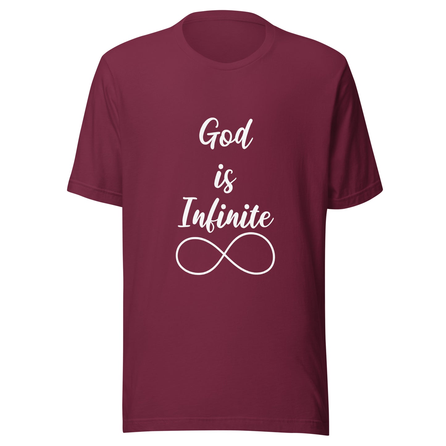 God is Infinite Unisex t-shirt