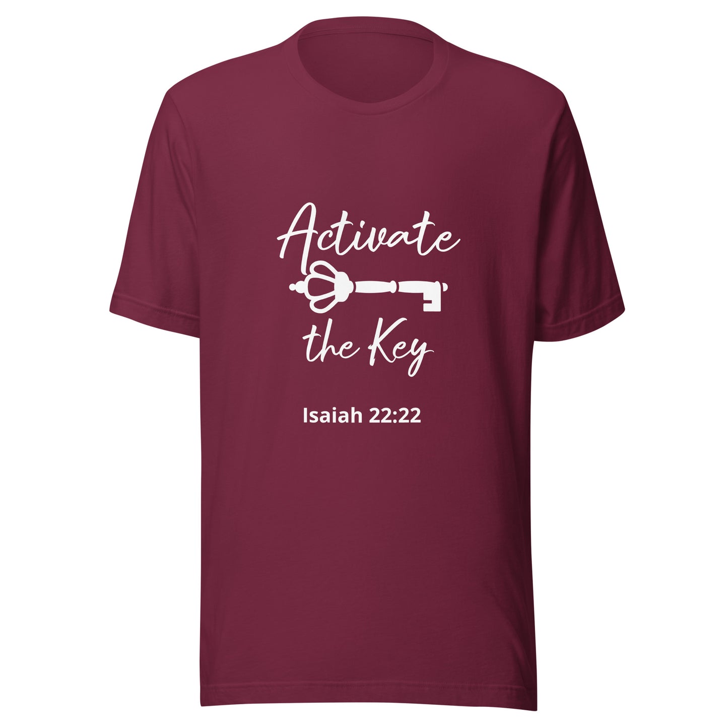 Activate the Key Isaiah 22:22 Unisex t-shirt