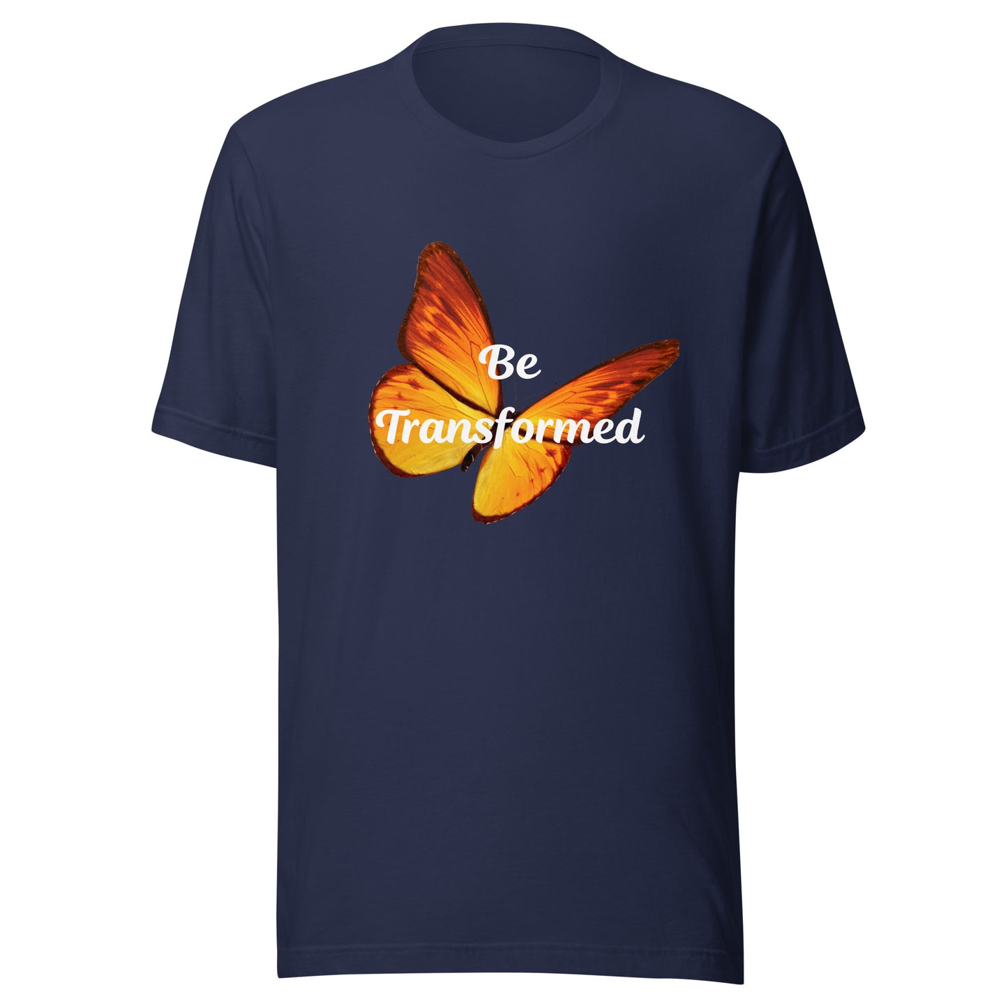 Be Transformed Orange Butterfly Unisex t-shirt
