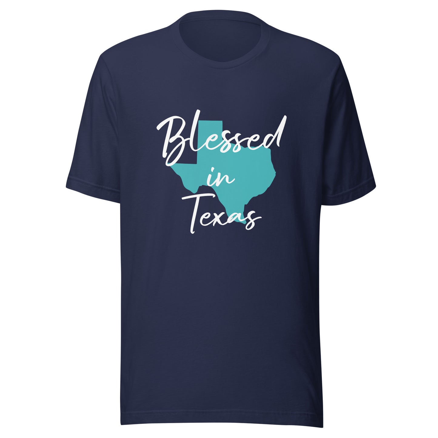 Blessed in Texas Blue Unisex t-shirt