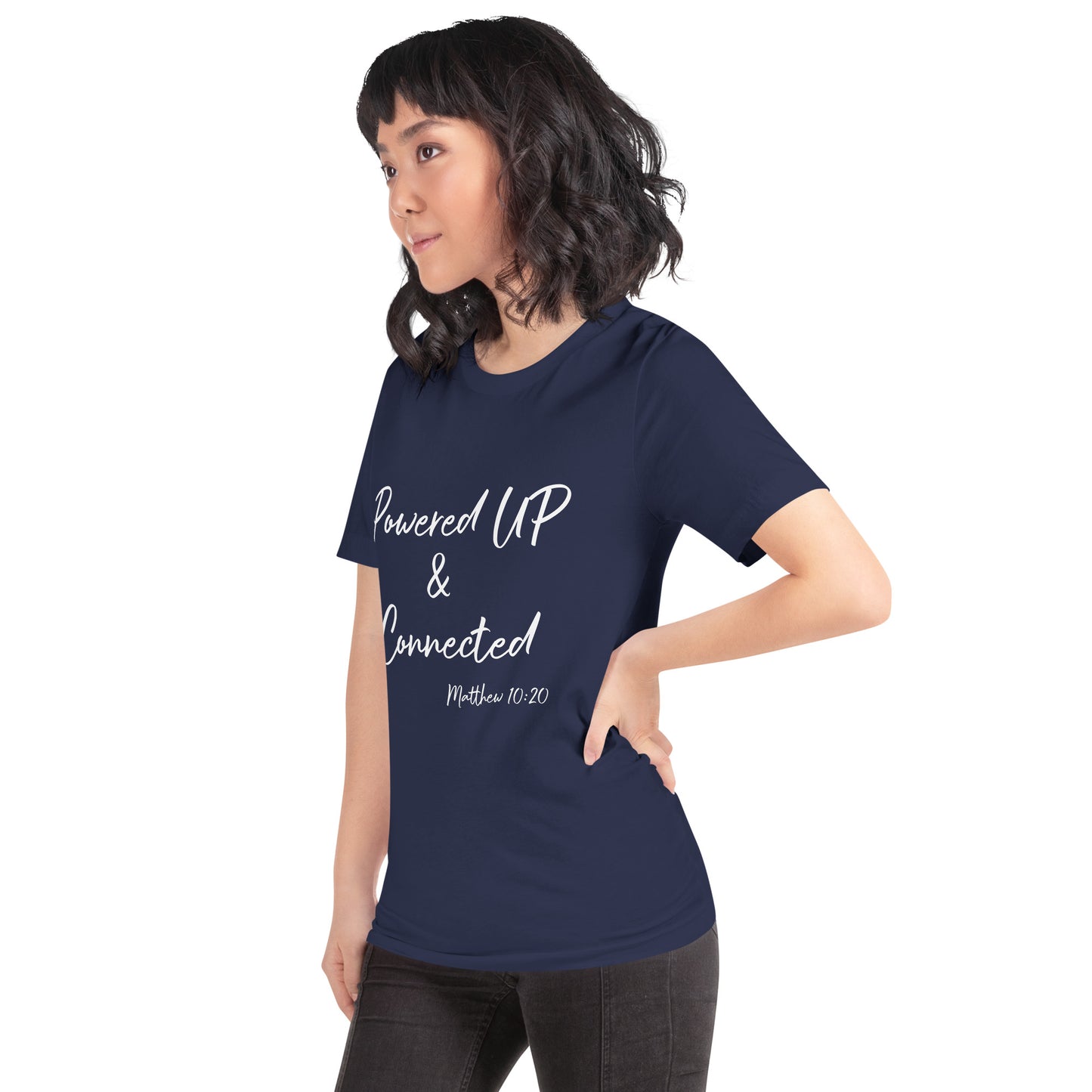 Powered UP & Connected Unisex t-shirt