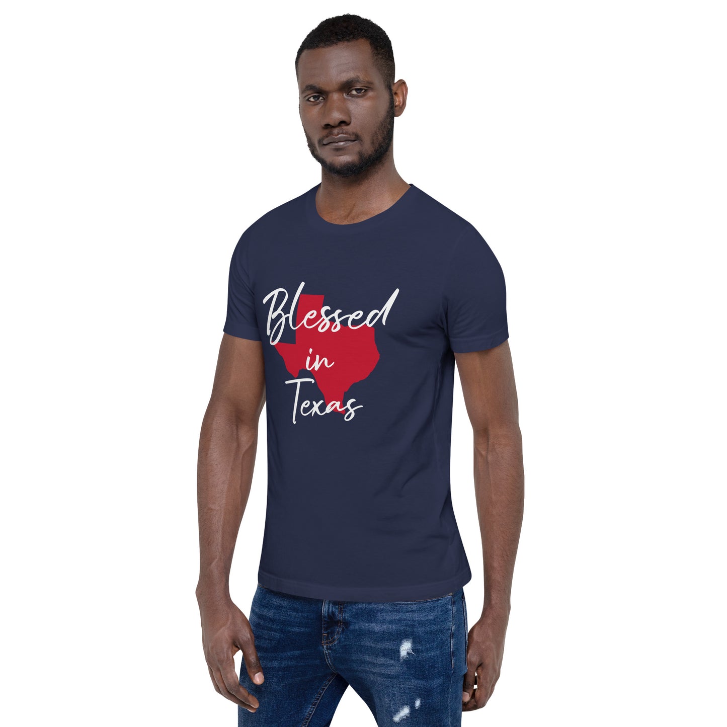 Blessed in Texas Red Unisex t-shirt