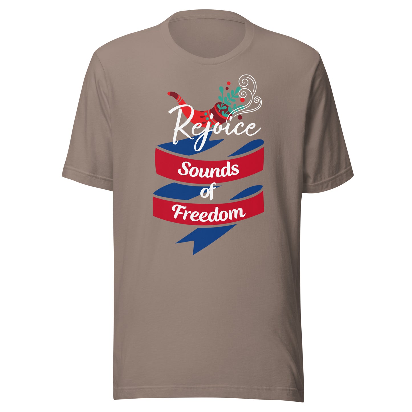 Rejoice Sounds of Freedom Shofar Unisex t-shirt