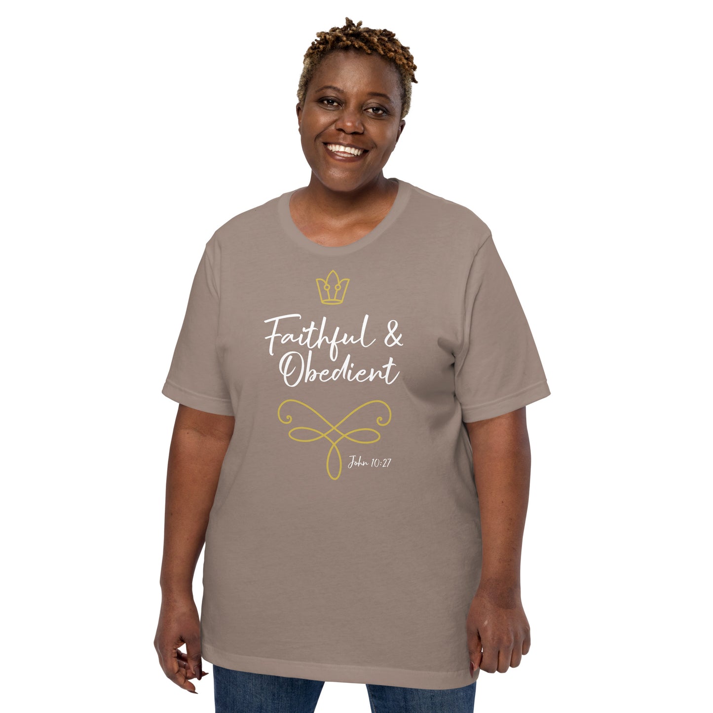 Faithful & Obedient John 10:27 Unisex t-shirt