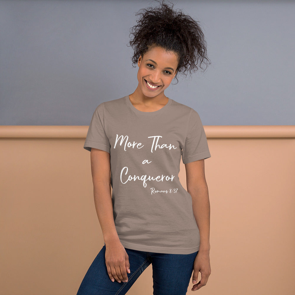 More Than a Conqueror Rom 8:37 Unisex t-shirt