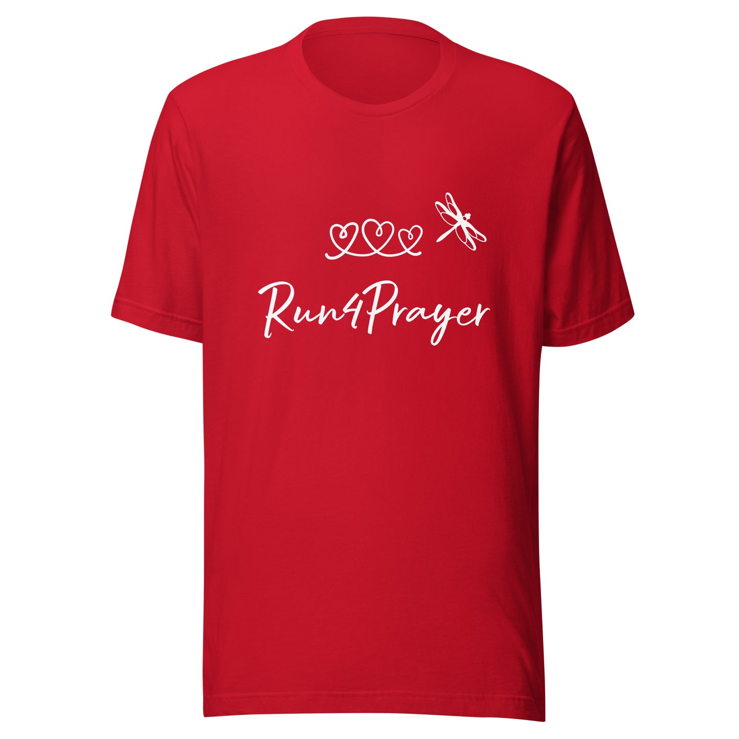 Run4Prayer Heart Path Dragonfly Unisex t-shirt