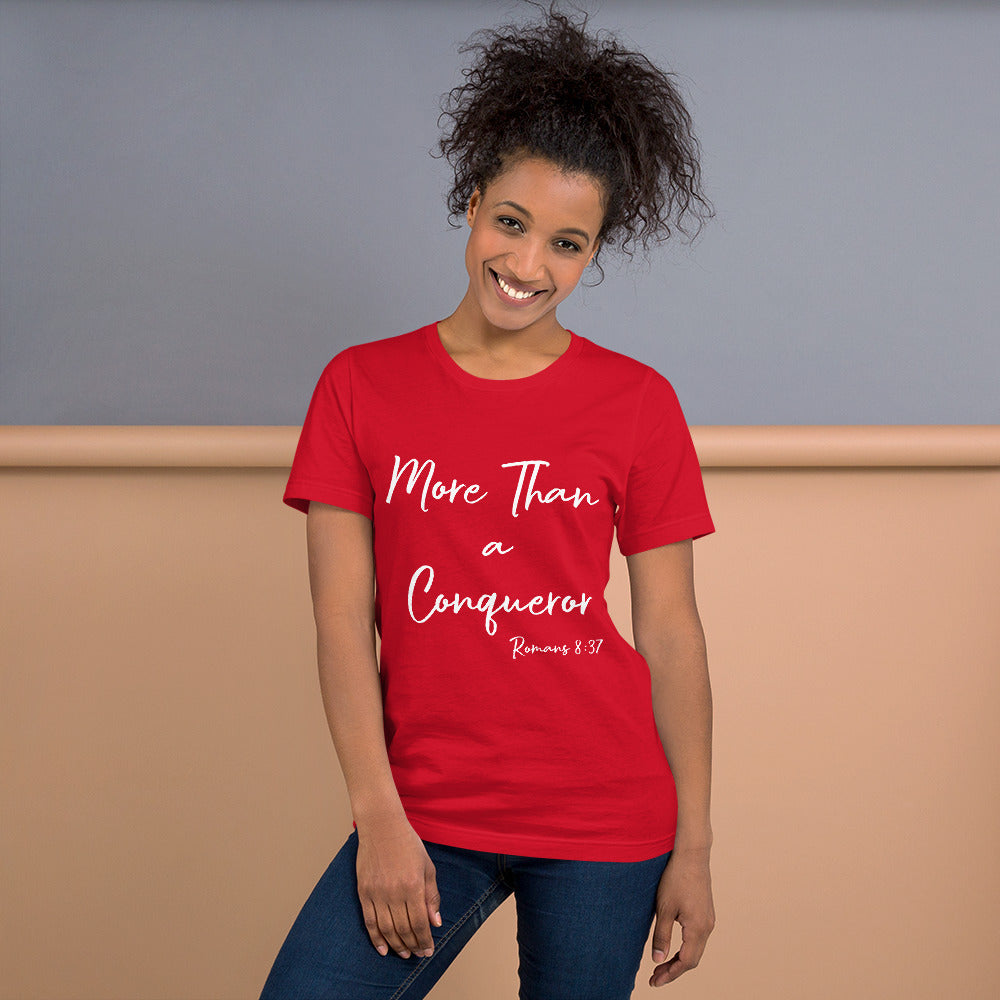 More Than a Conqueror Rom 8:37 Unisex t-shirt