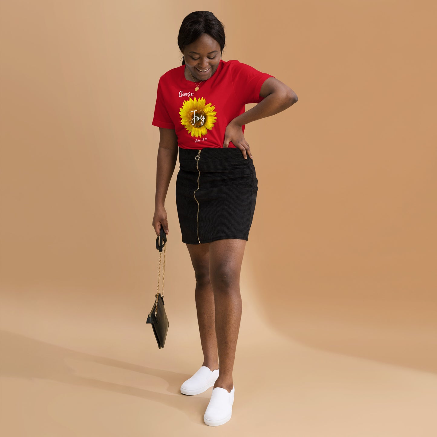 Choose Joy Sunflower JN 15:11 Unisex t-shirt