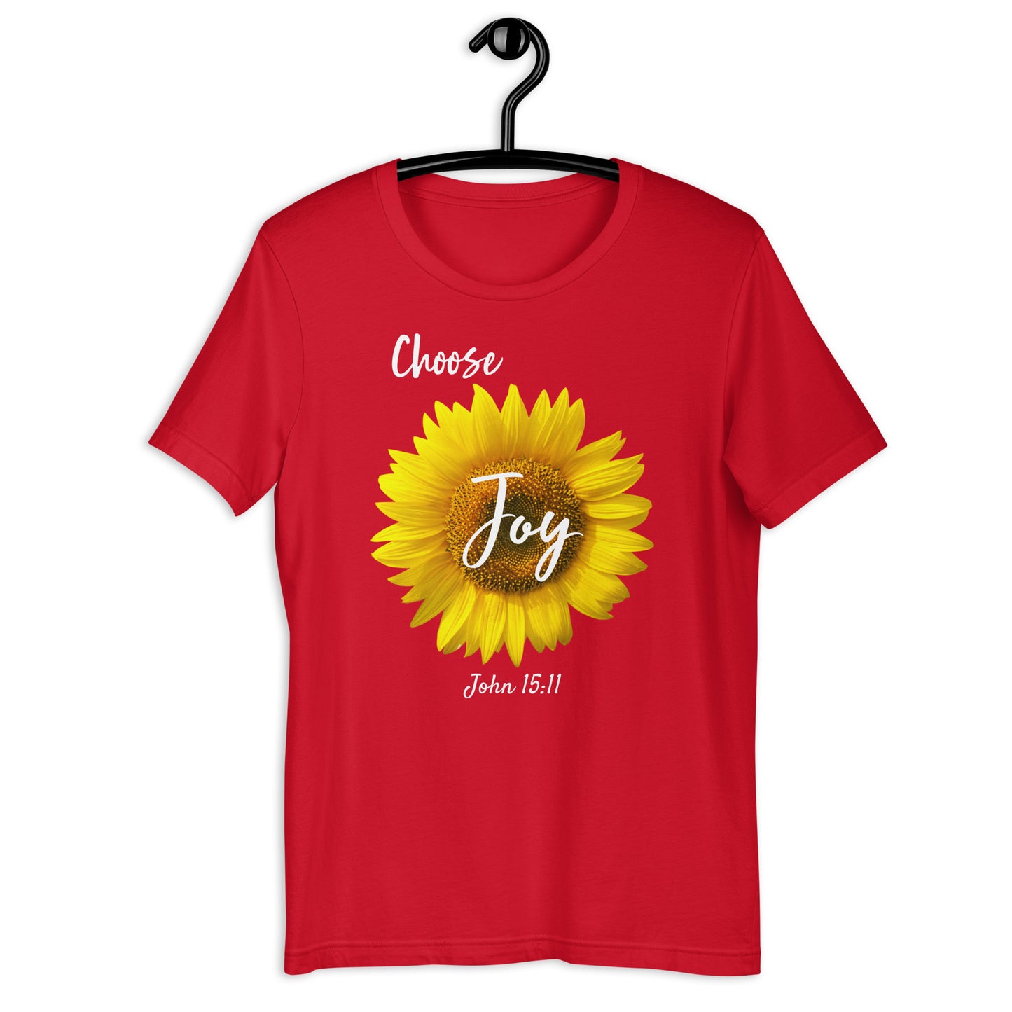 Choose Joy Sunflower JN 15:11 Unisex t-shirt