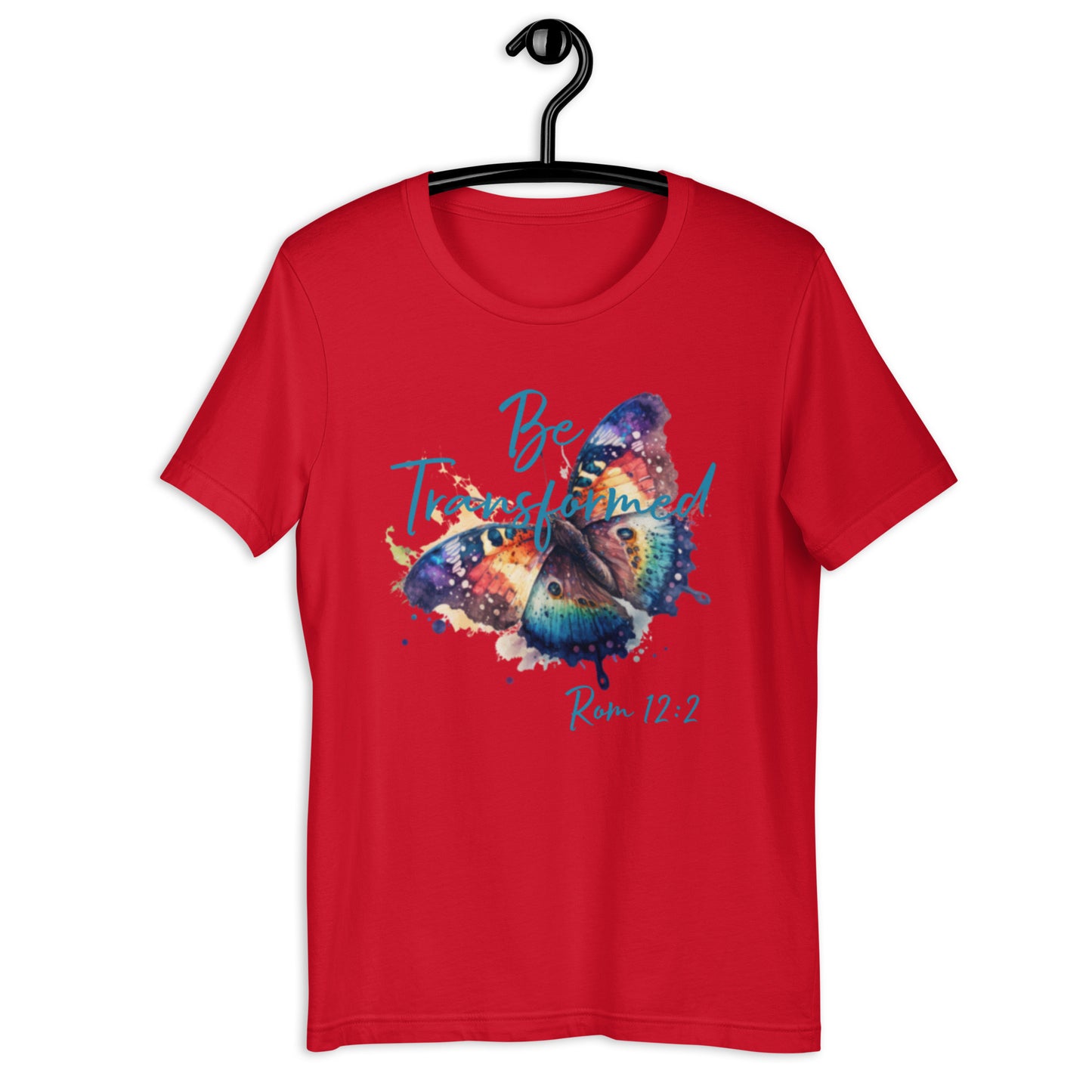 Be Transformed WC Butterfly Rom 12:2 Unisex t-shirt