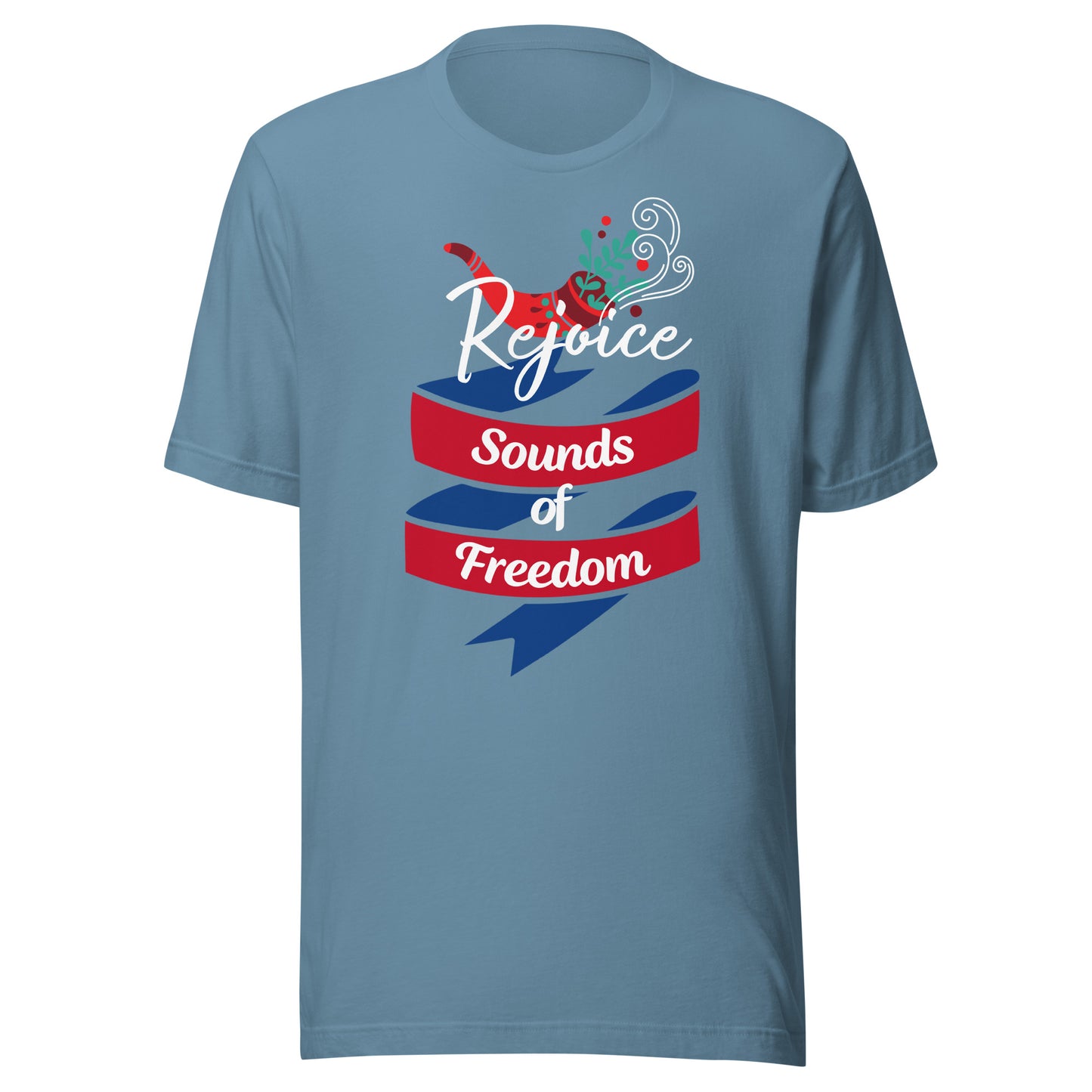 Rejoice Sounds of Freedom Shofar Unisex t-shirt