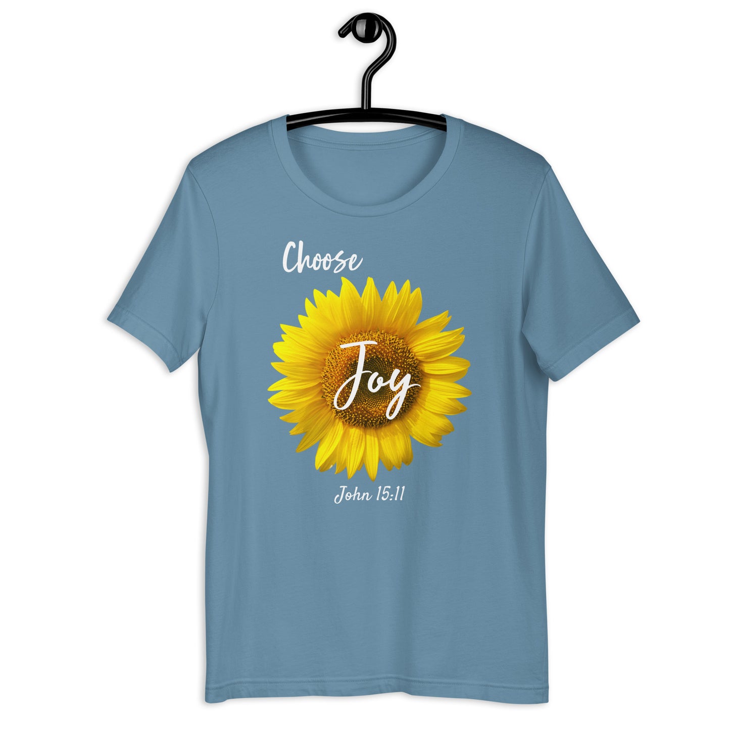 Choose Joy Sunflower JN 15:11 Unisex t-shirt