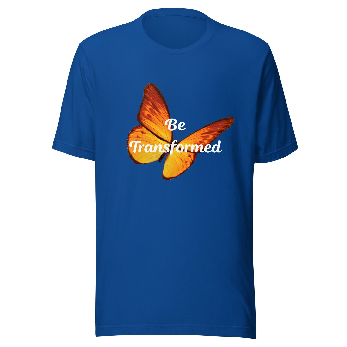 Be Transformed Orange Butterfly Unisex t-shirt