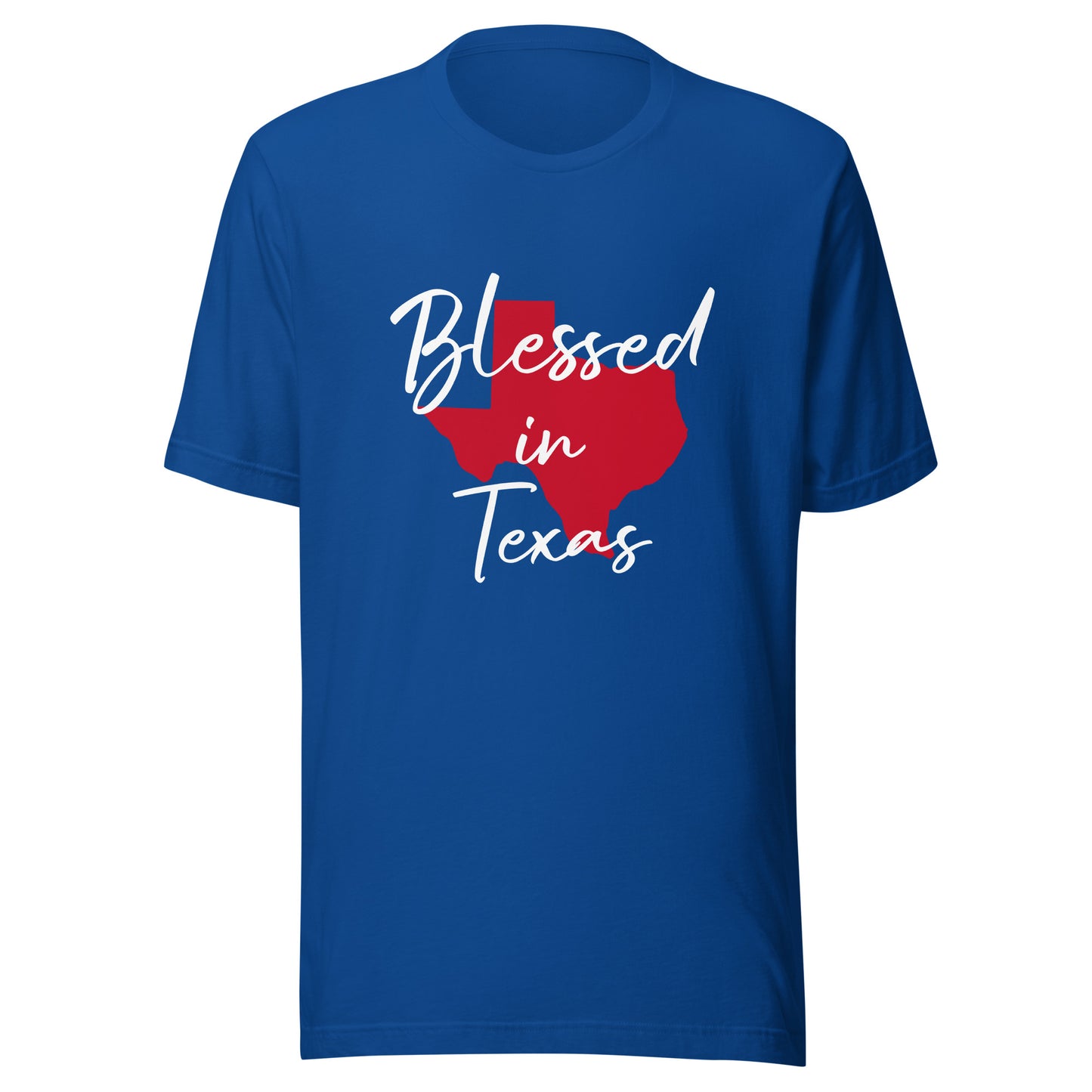 Blessed in Texas Red Unisex t-shirt