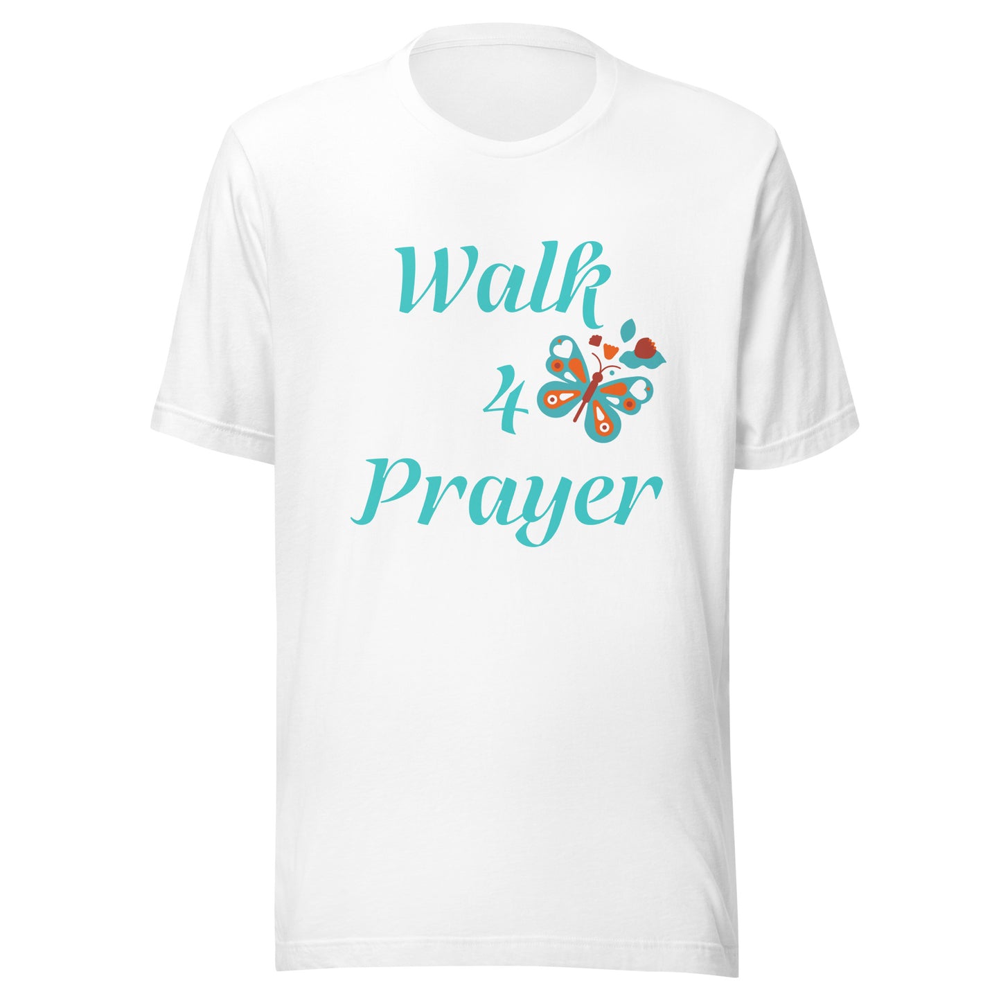 Walk 4 Prayer Butterfly Unisex t-shirt
