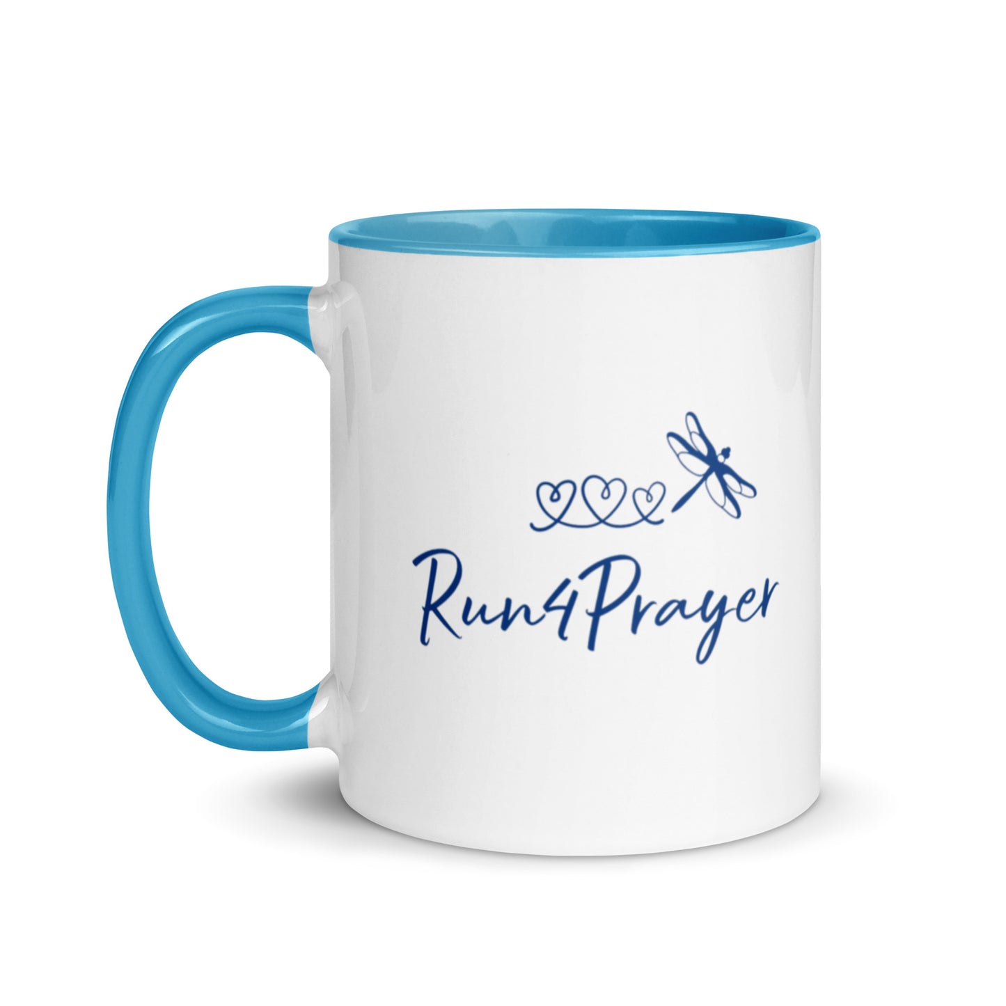 Run4Prayer Heart Path DF Mug with Color Inside