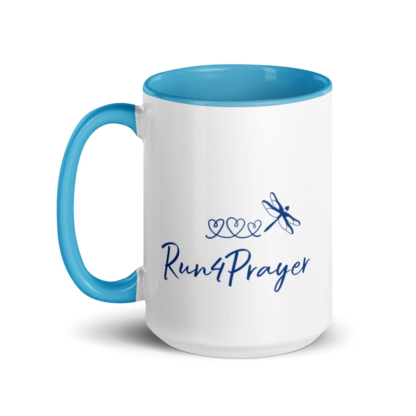 Run4Prayer Heart Path DF Mug with Color Inside