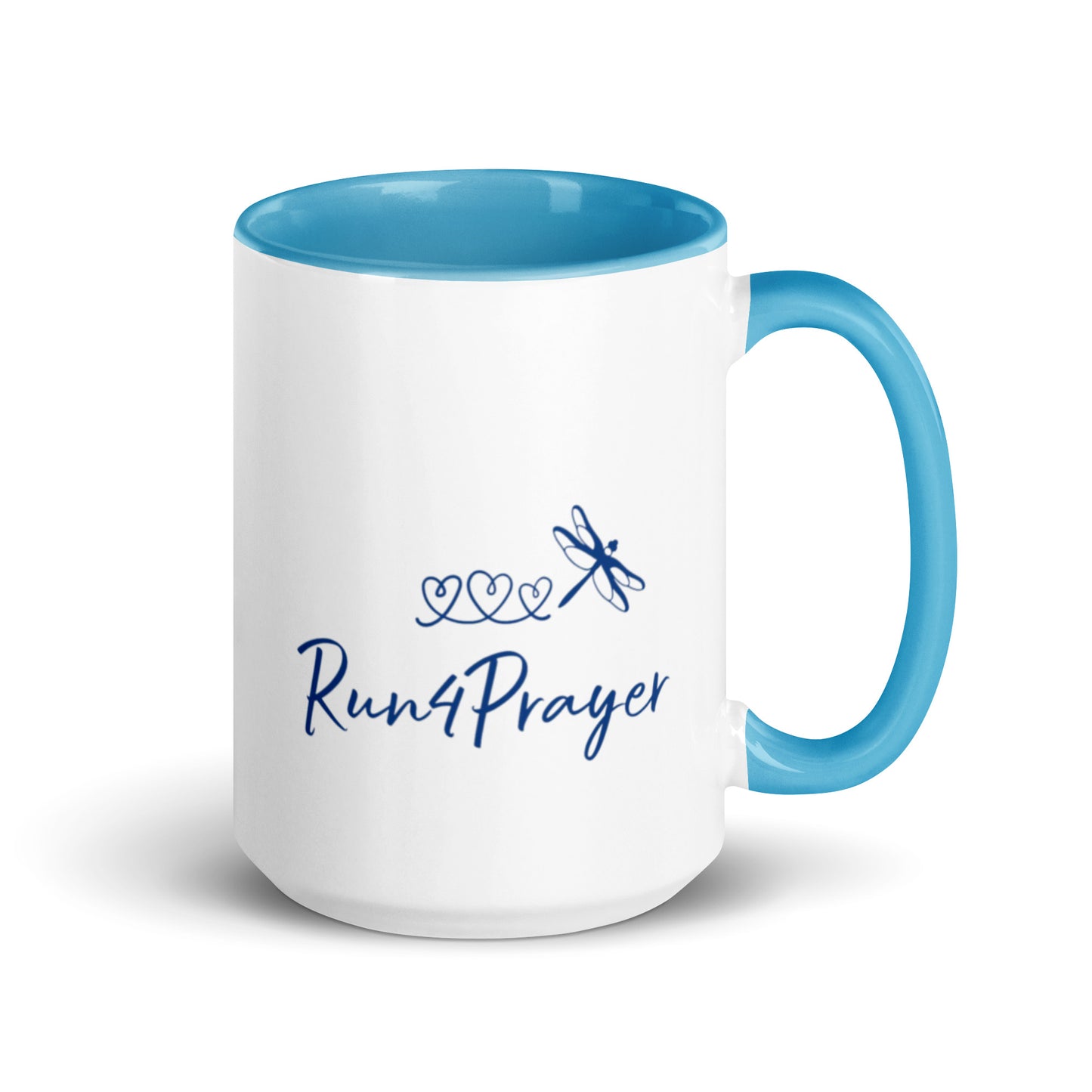Run4Prayer Heart Path DF Mug with Color Inside