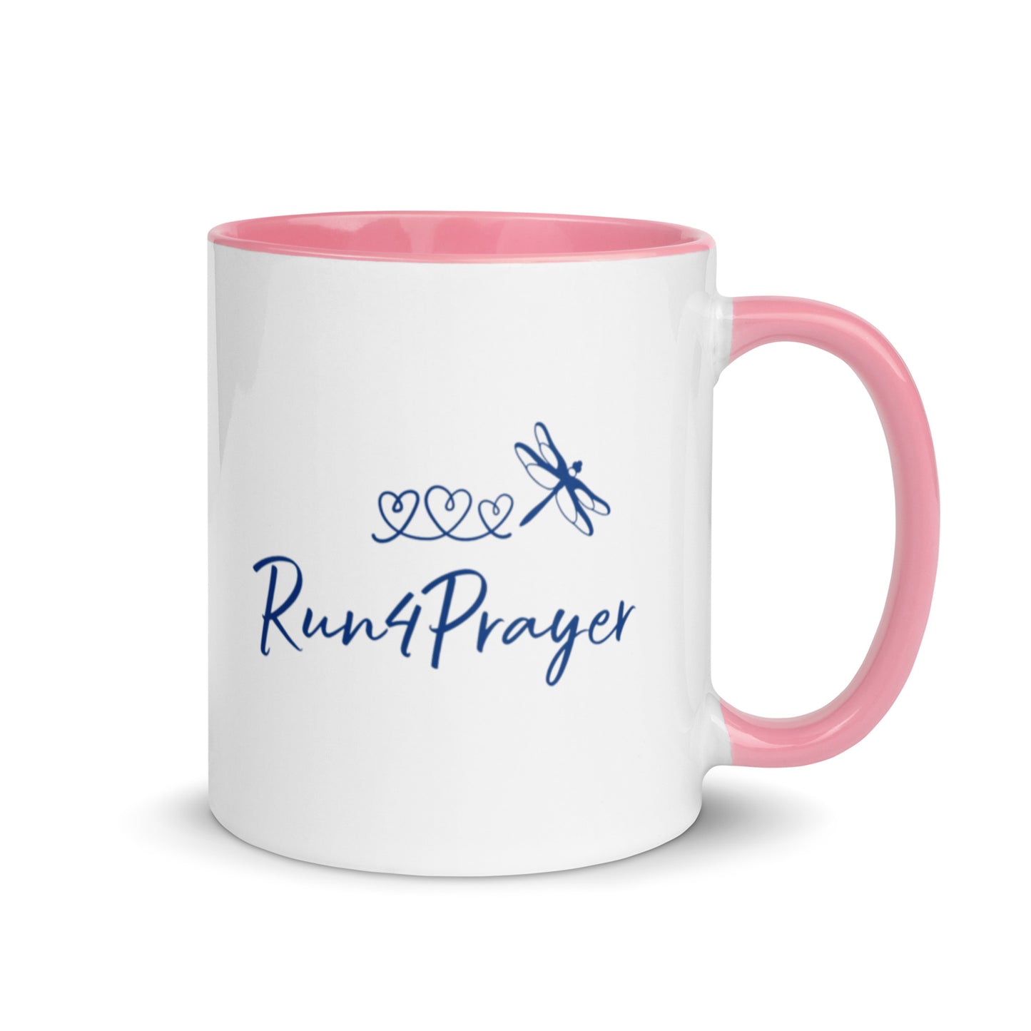 Run4Prayer Heart Path DF Mug with Color Inside